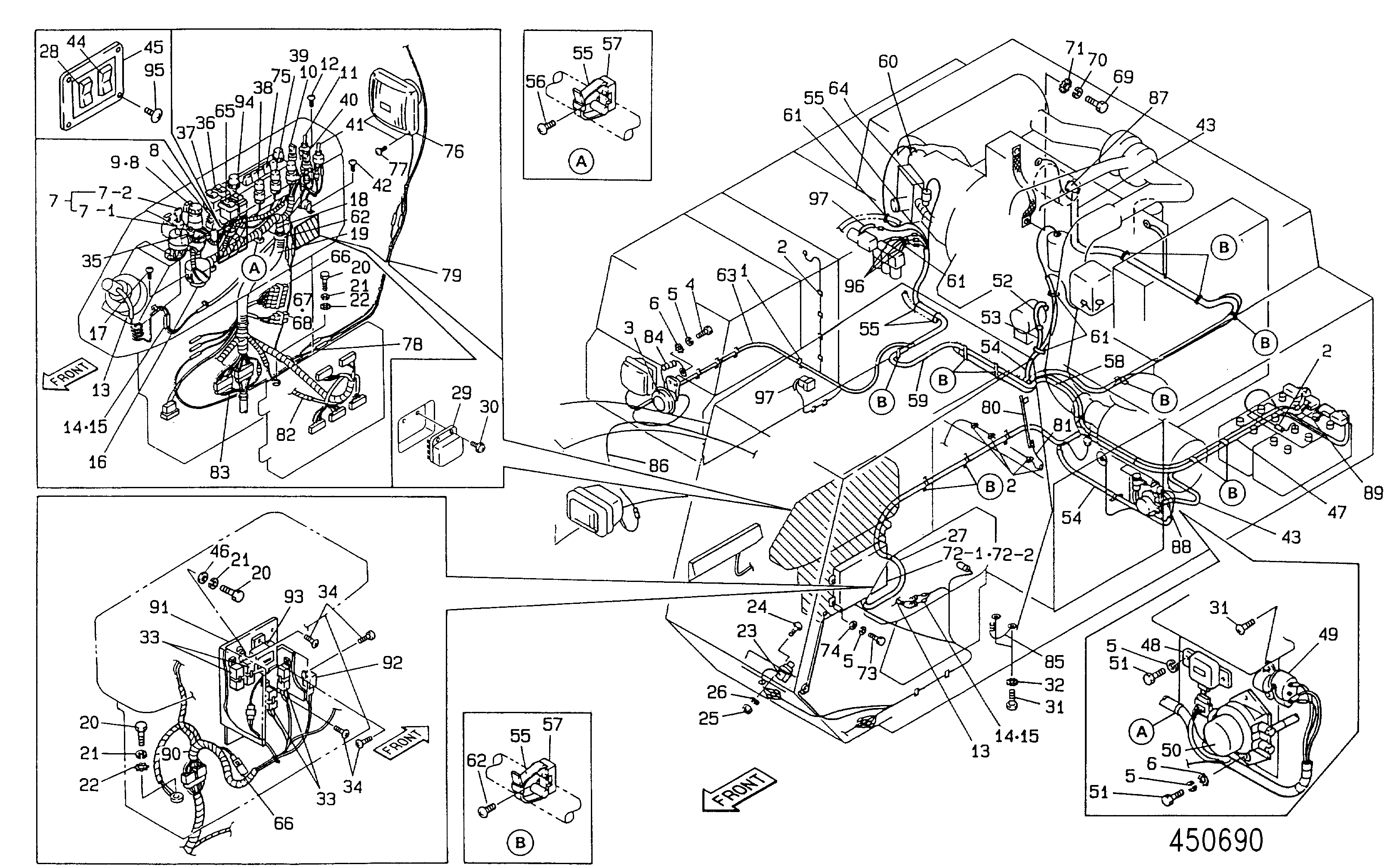 Жгут проводов KSR0609 JCB