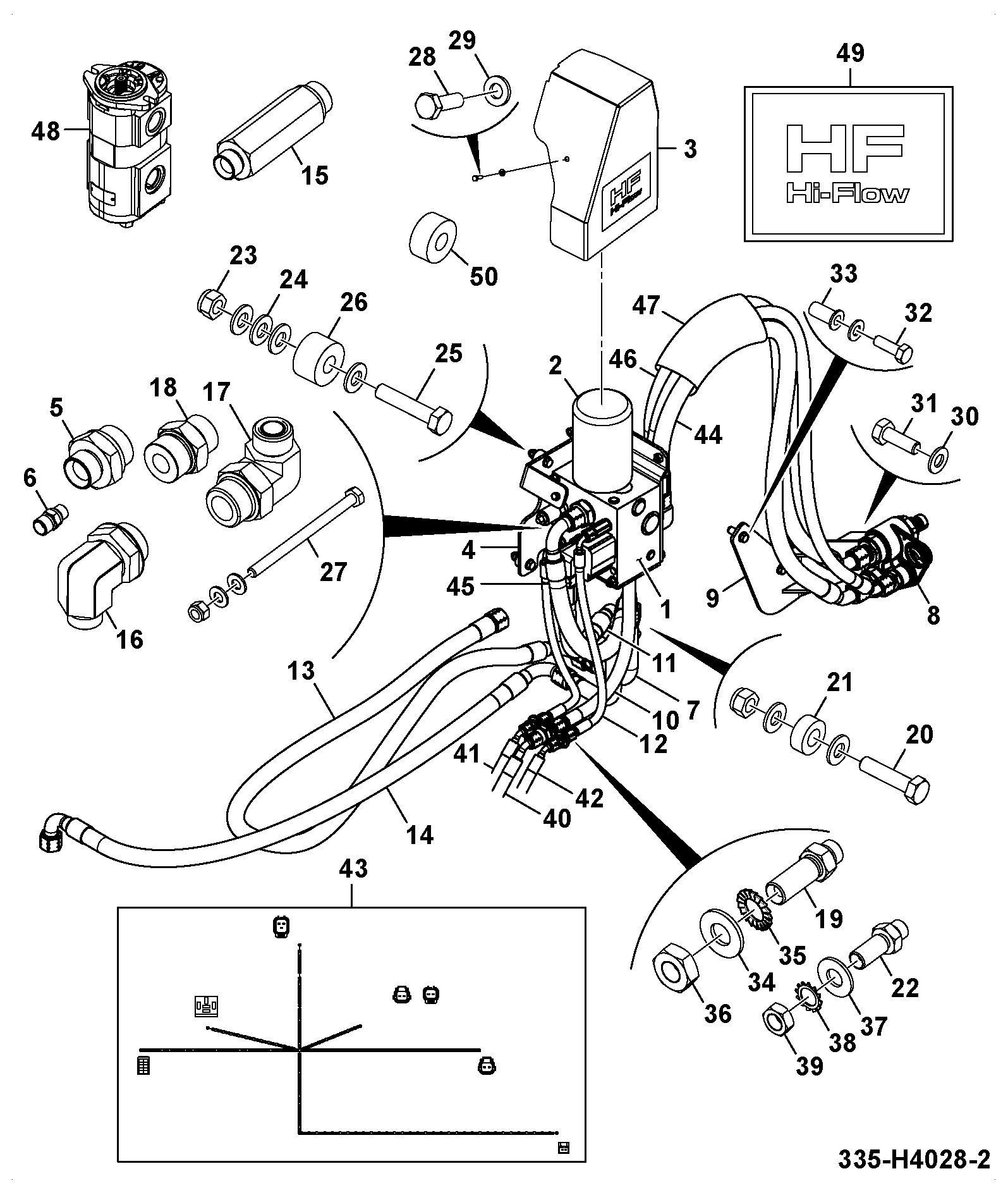 жгут проводов 334/U4669 JCB