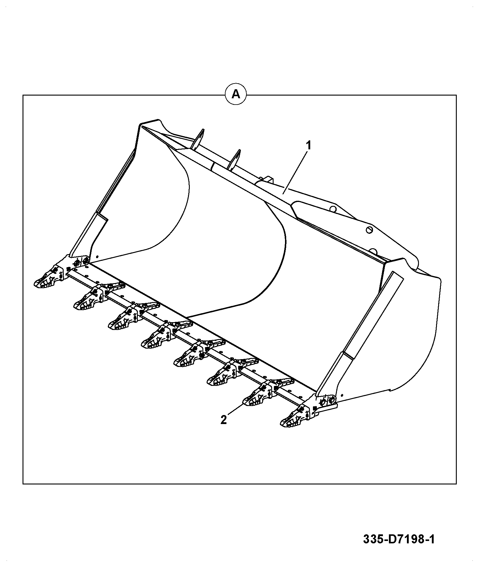 Ковш 335/D7198 JCB