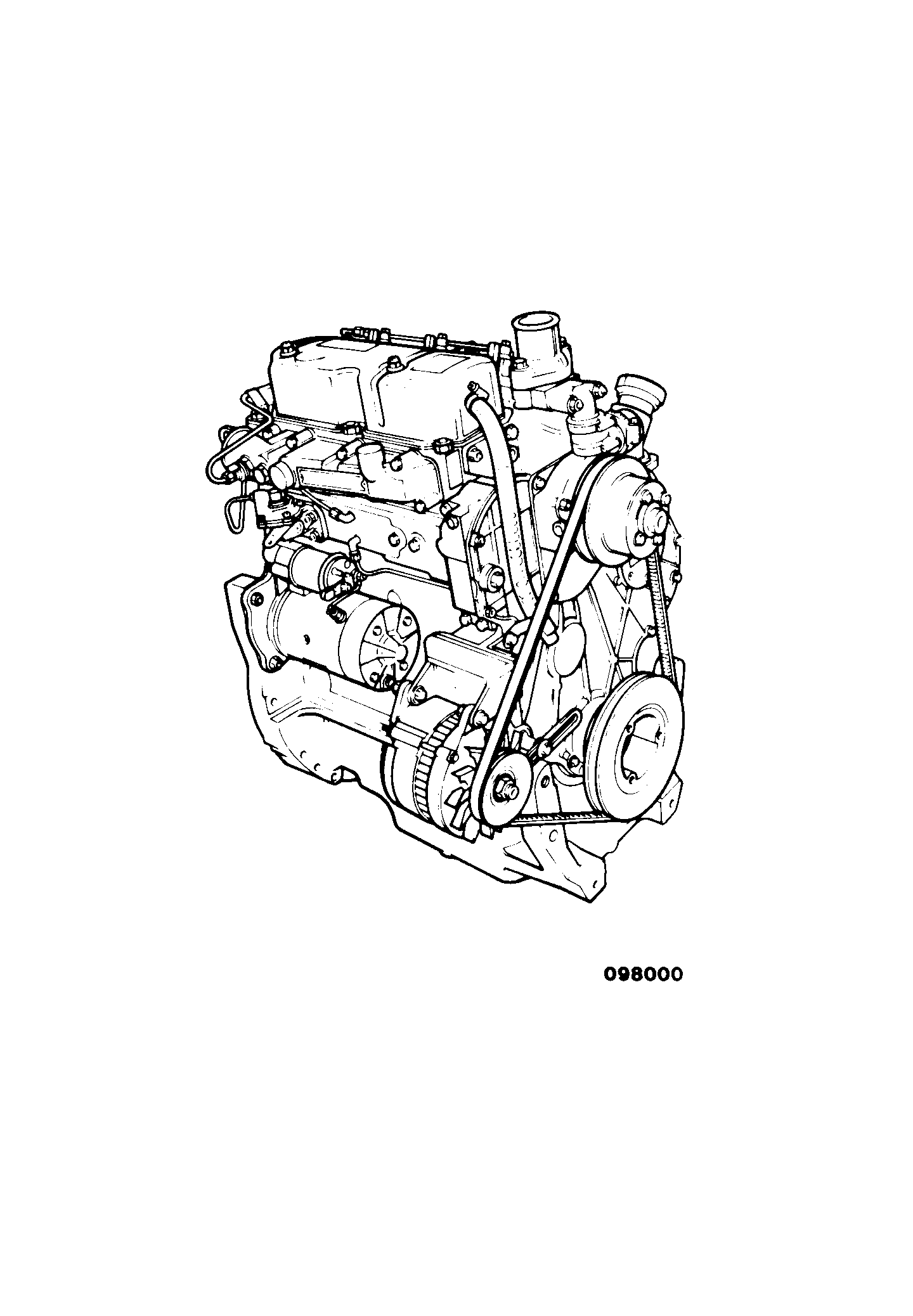 двигатель 01/113900 JCB