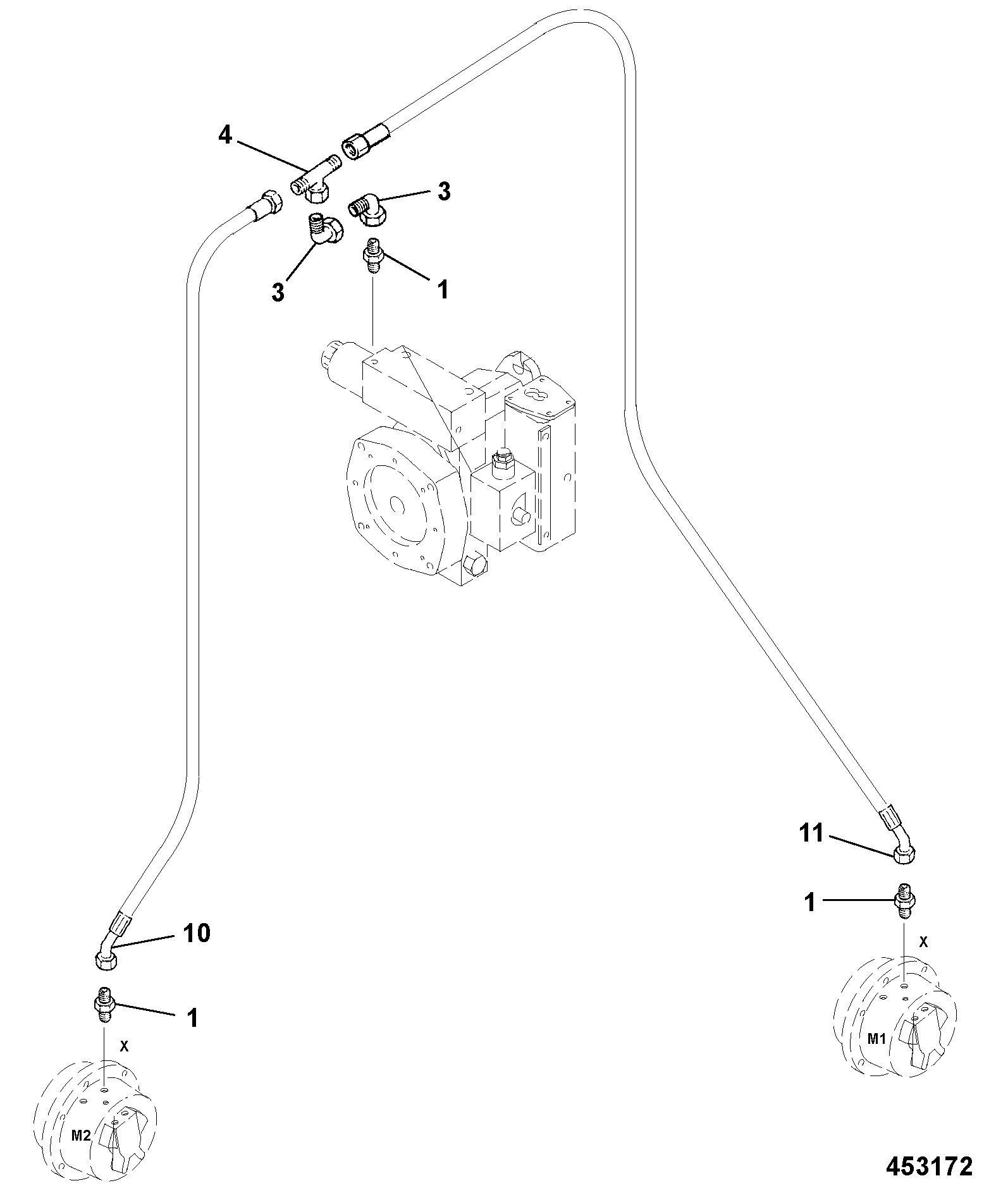 Шланг 2883/22486 JCB
