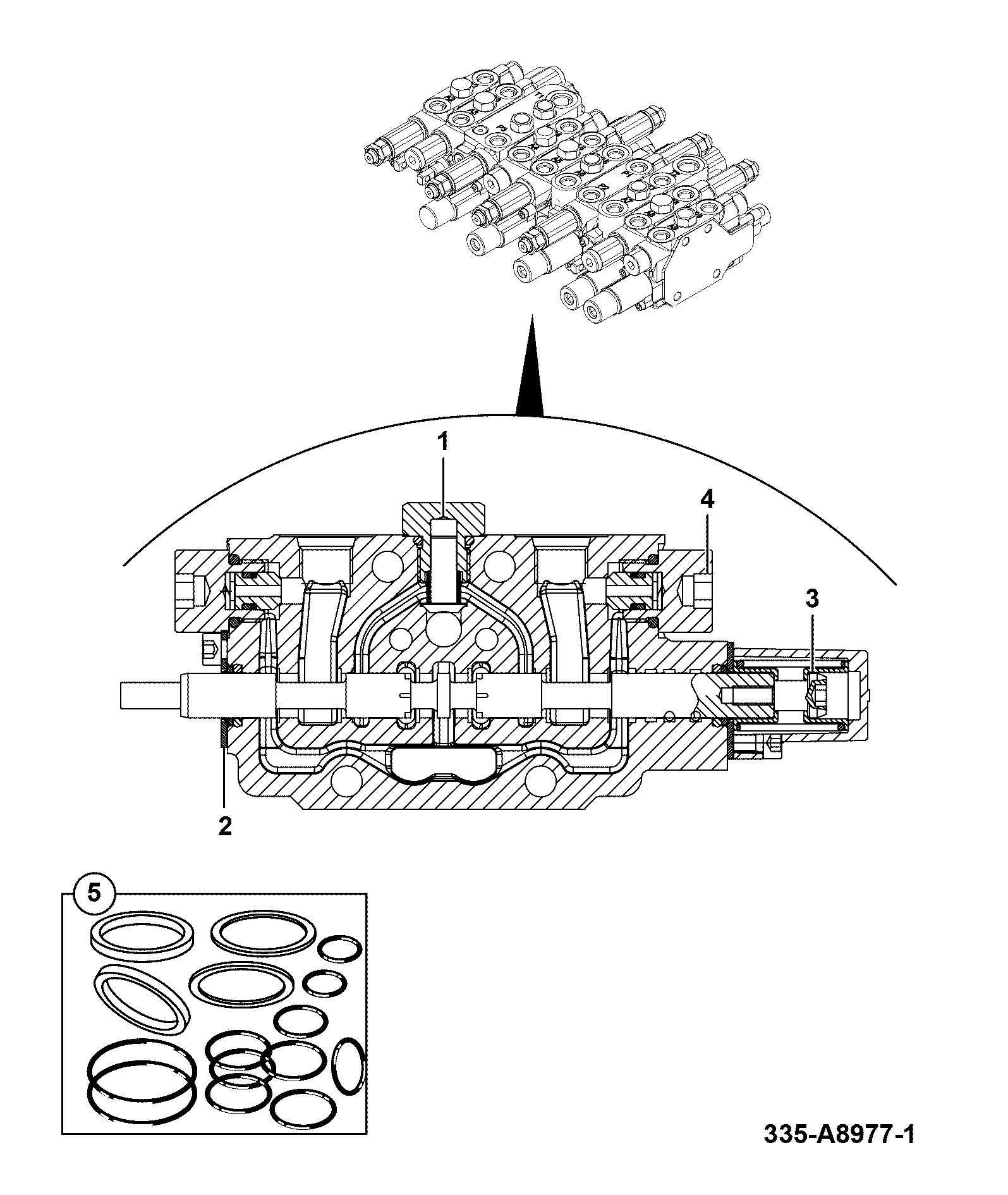 Комплект 335/C0037 JCB