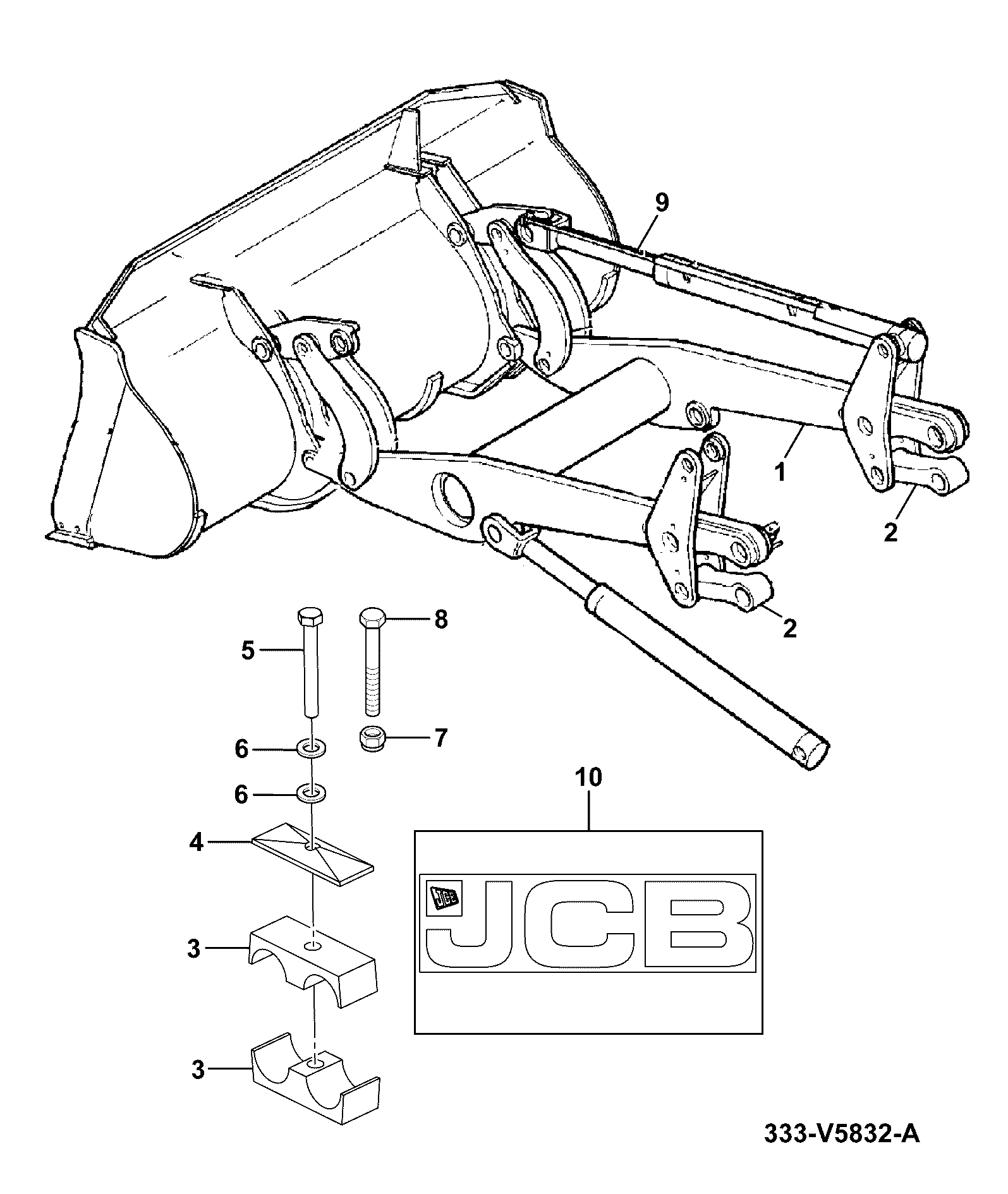 Сборка 333/V5837 JCB