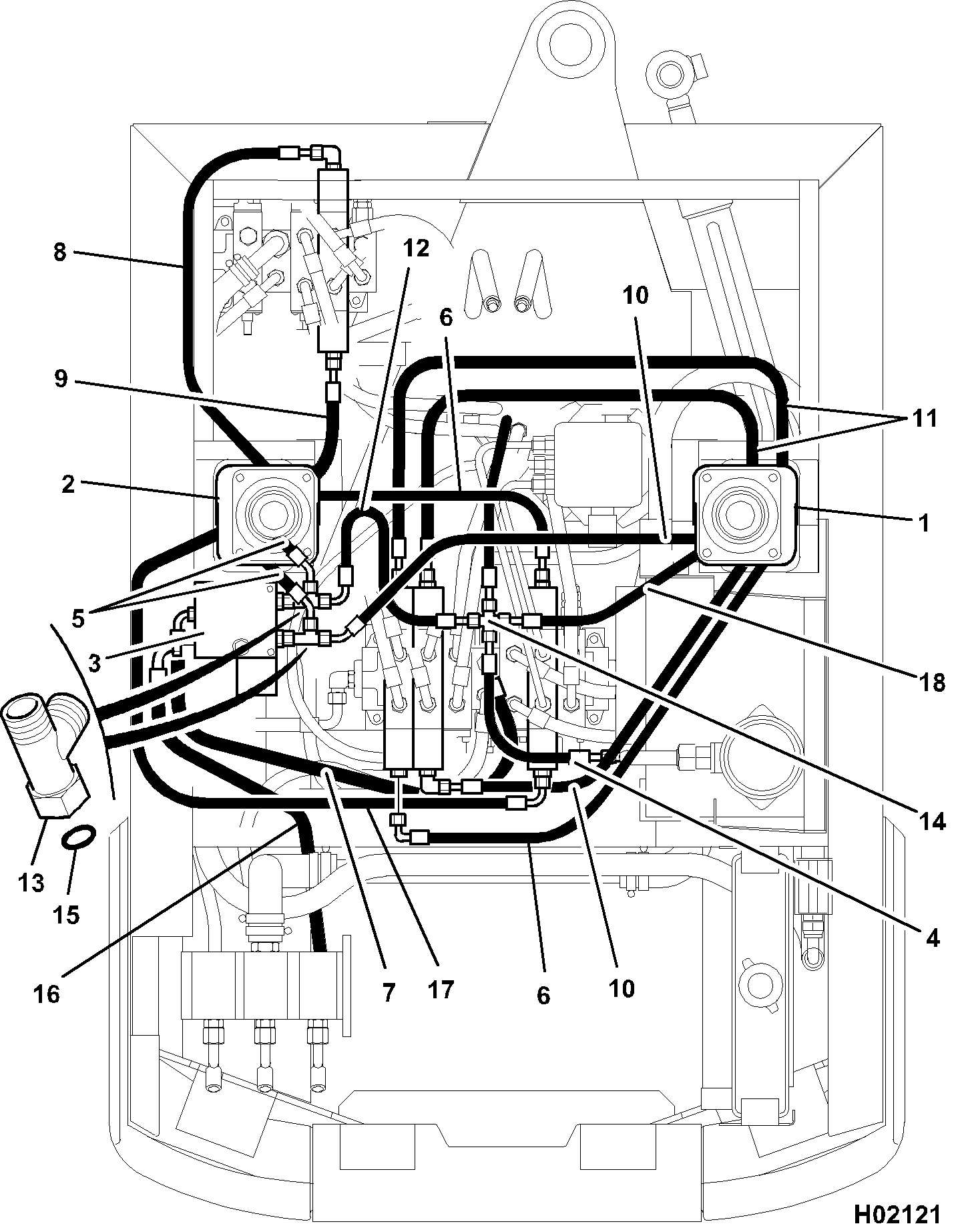 Переходник 816/51054 JCB