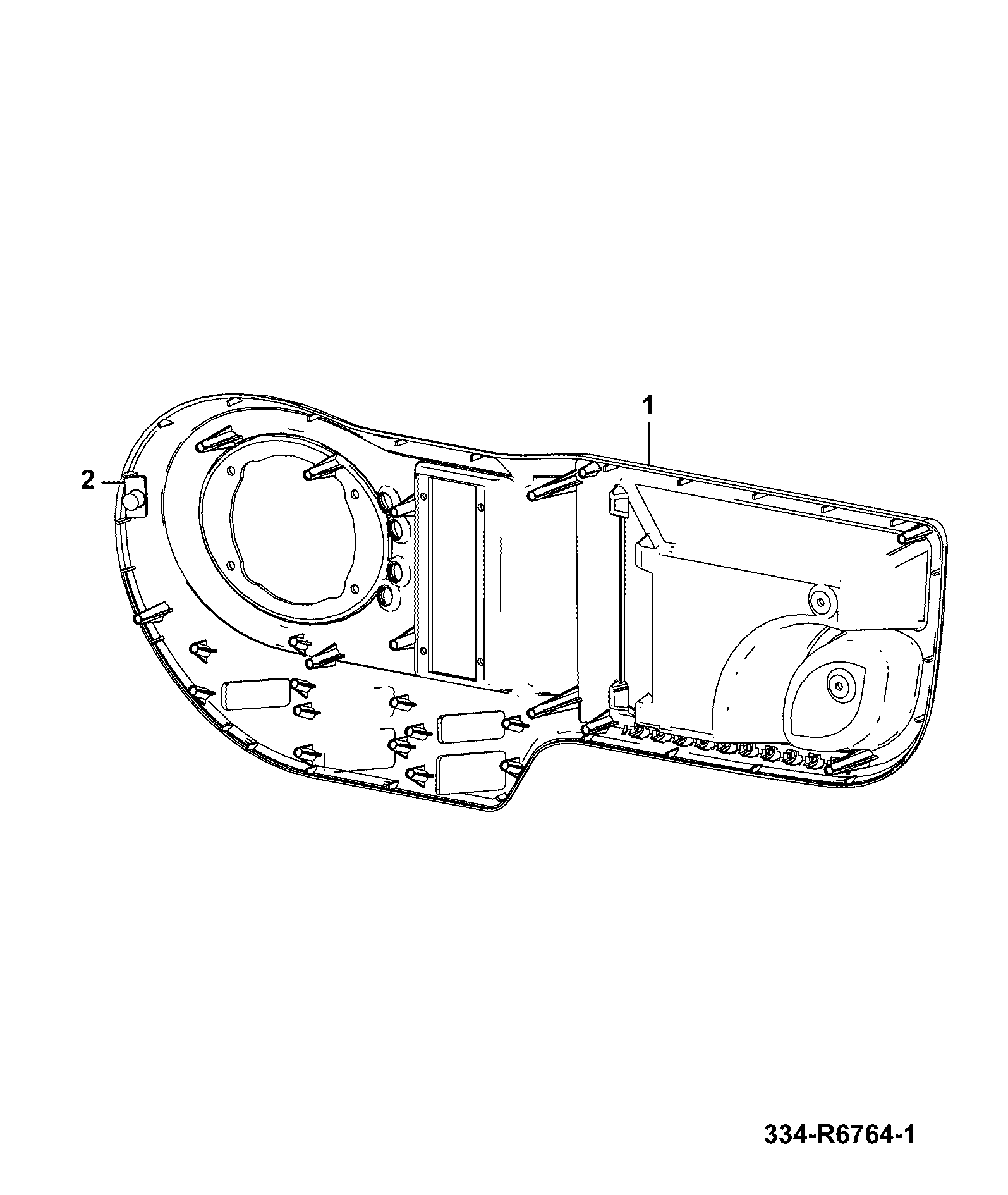 Подлокотник 334/R6729 JCB