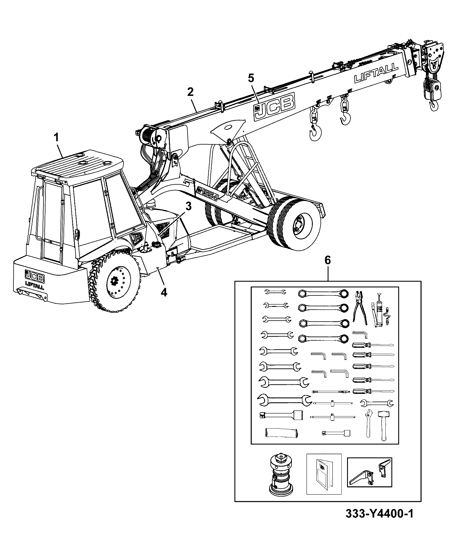 Передний 333/Y8747 JCB