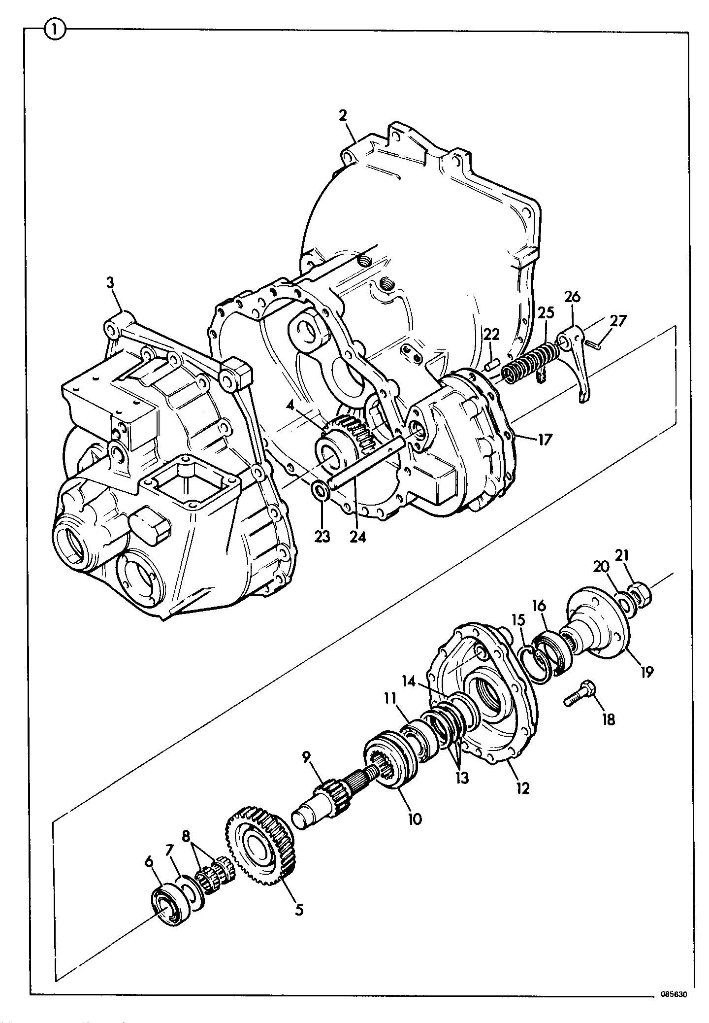 Коробка передач 445/14900 JCB