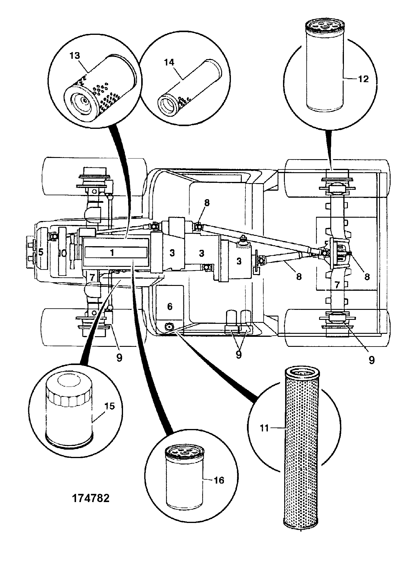 Элемент 32/925595 JCB