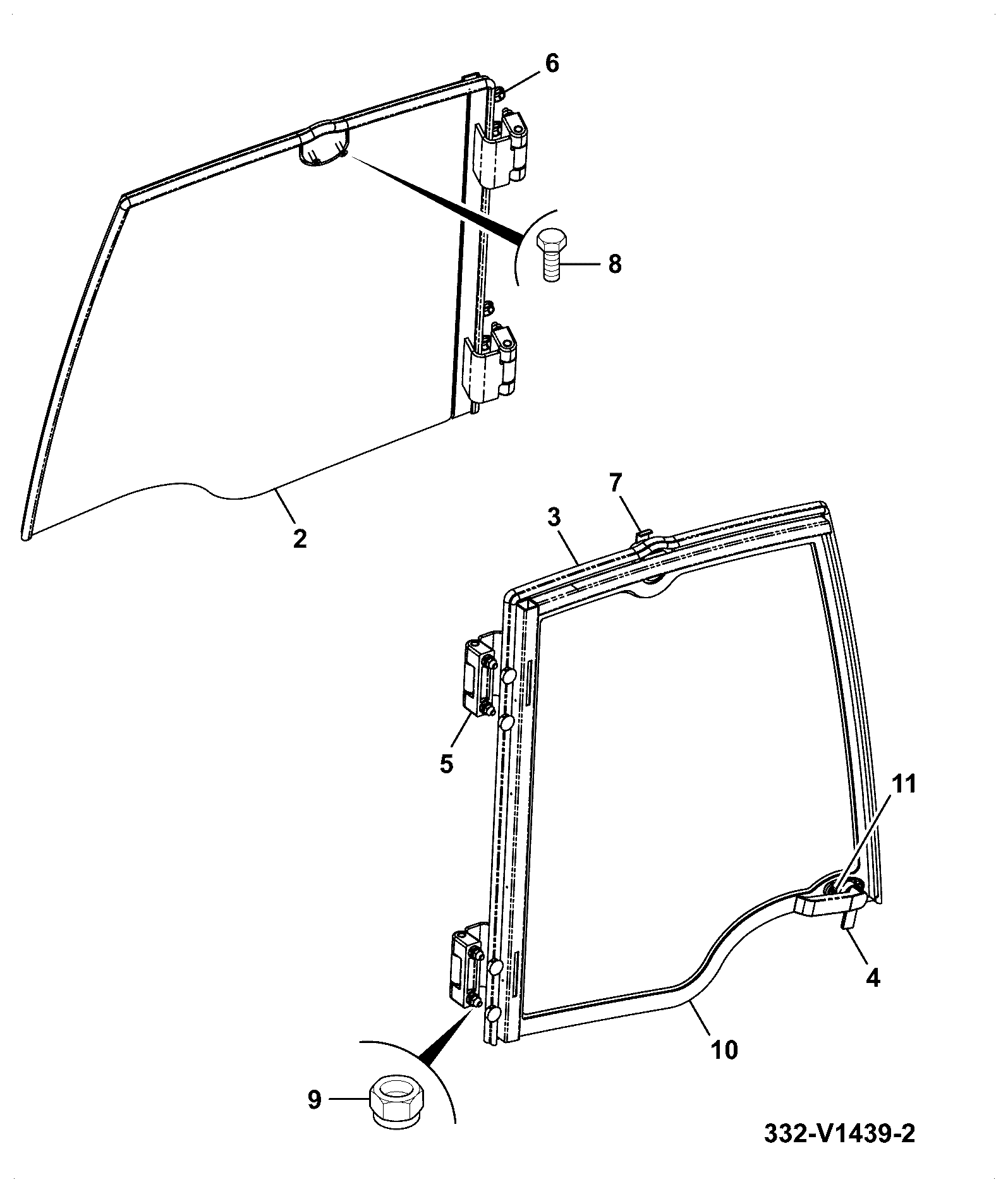 Уплотнение 332/U4289 JCB