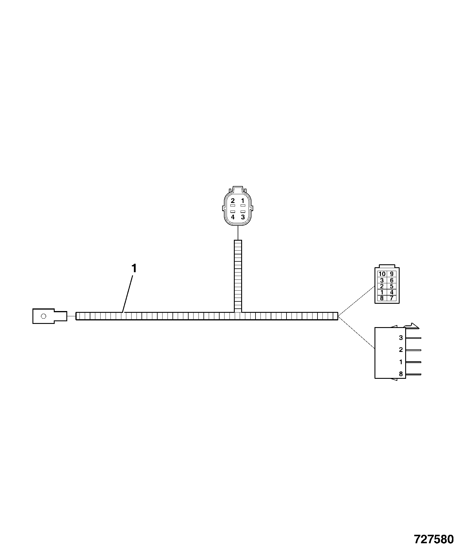 Жгут проводов 721/11661 JCB