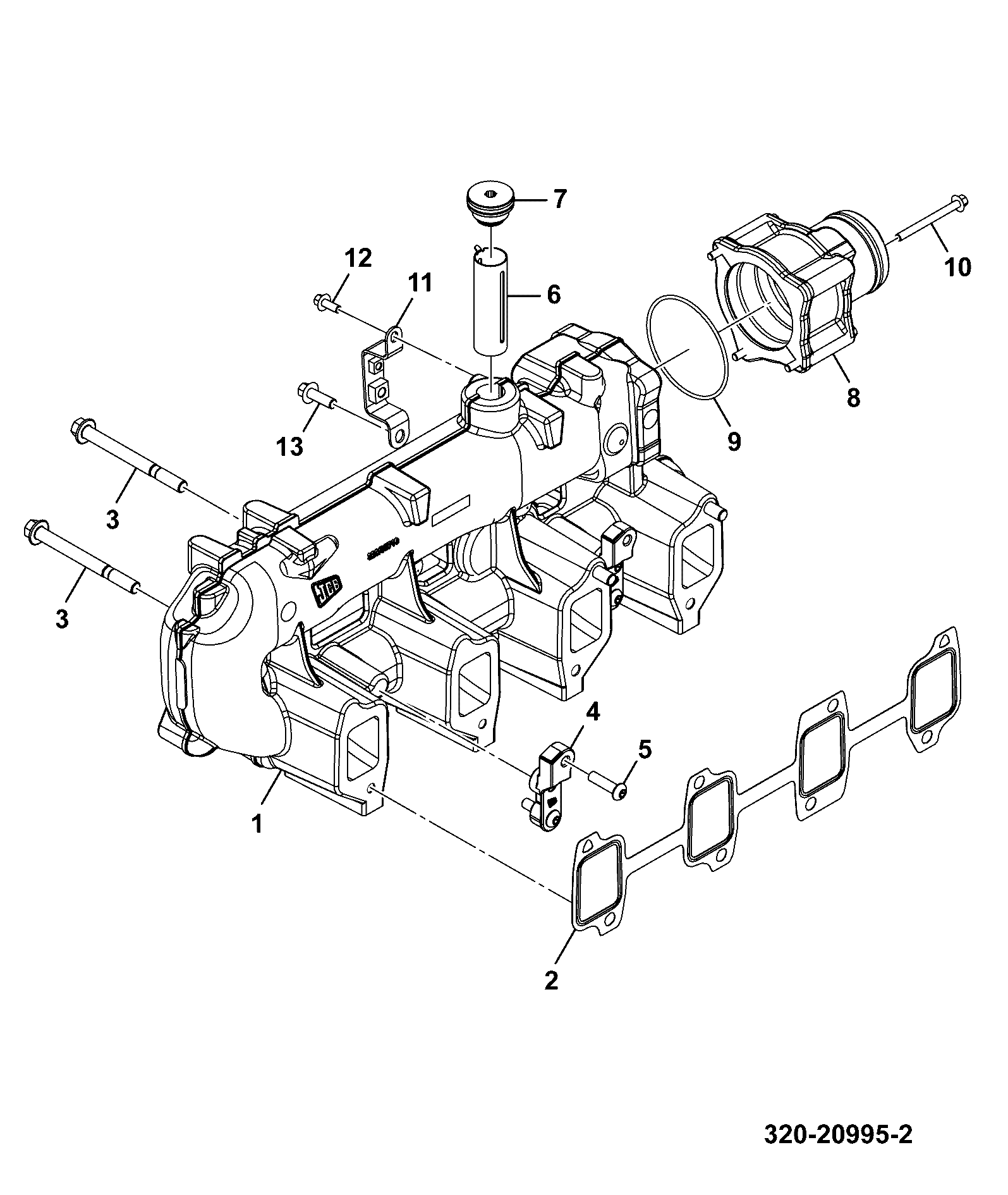 Кольцо уплотнительное 320/05682 JCB