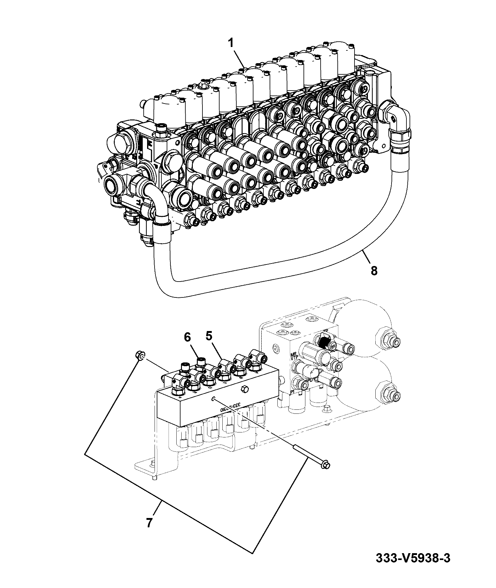Шланг 334/T6727 JCB