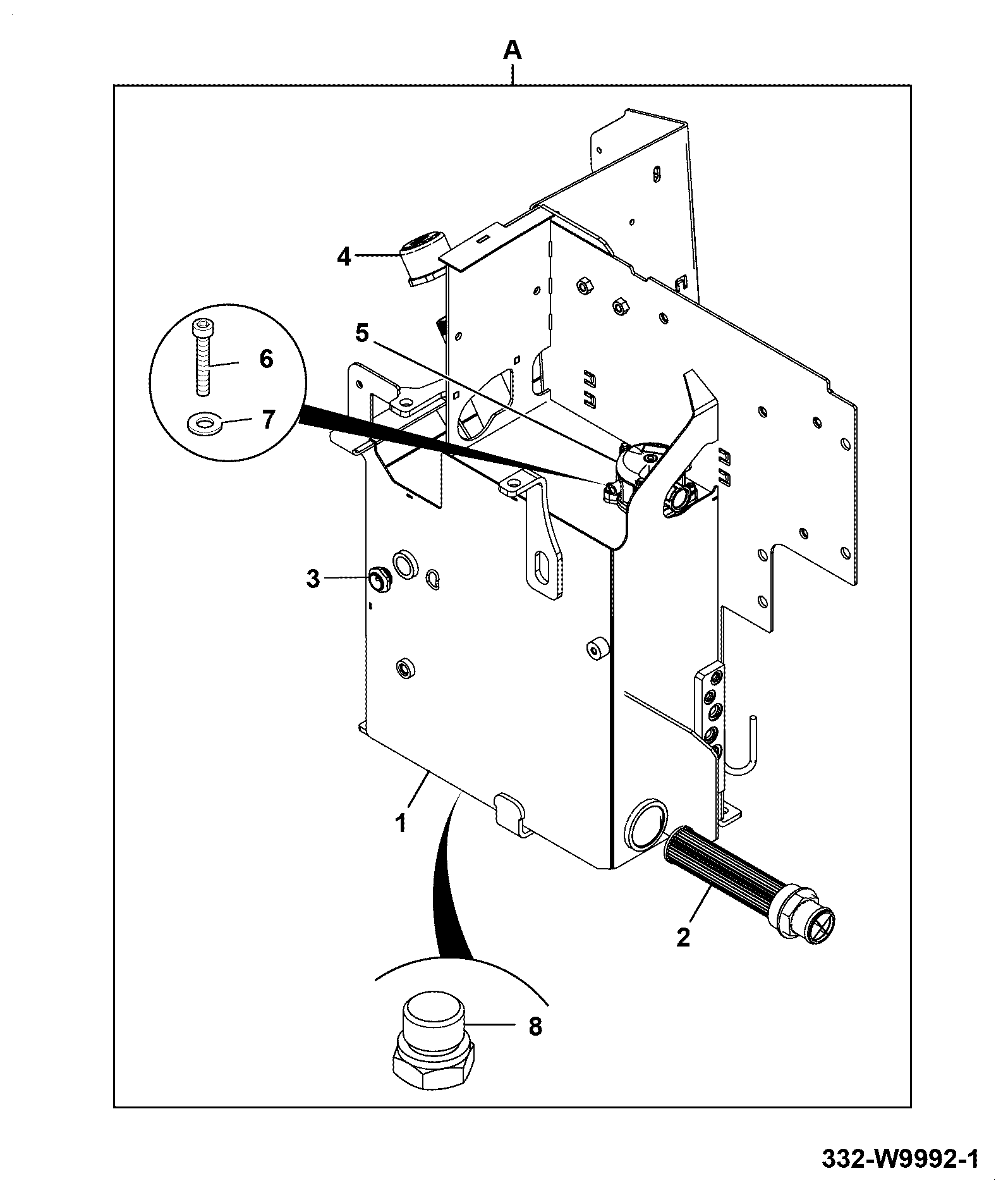 Кольцо уплотнительное 333/G2115 JCB