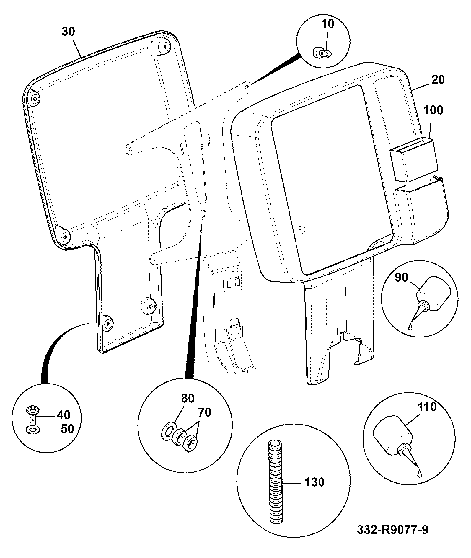 Корпус 332/S0810 JCB