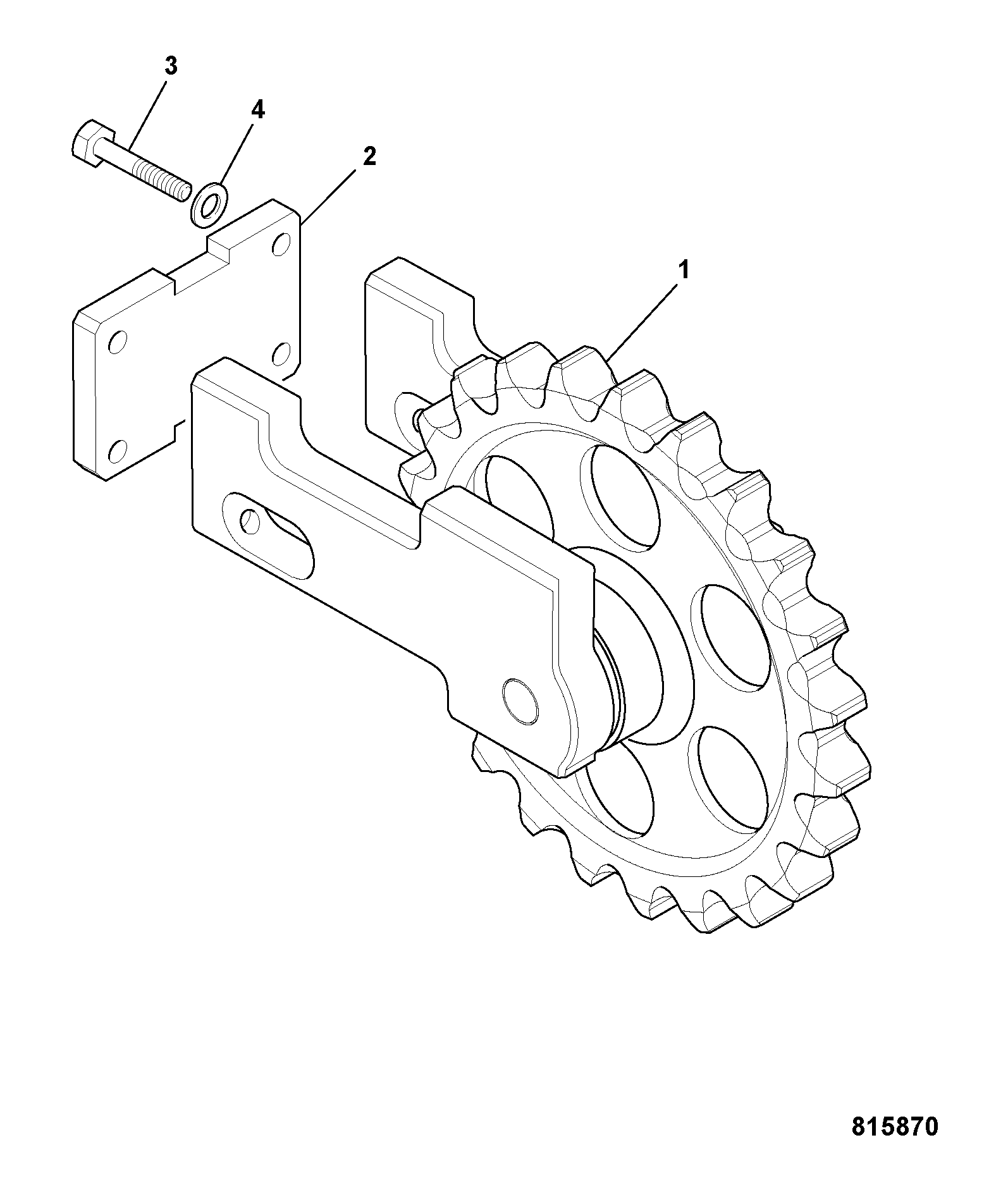 Пластина 331/42948 JCB