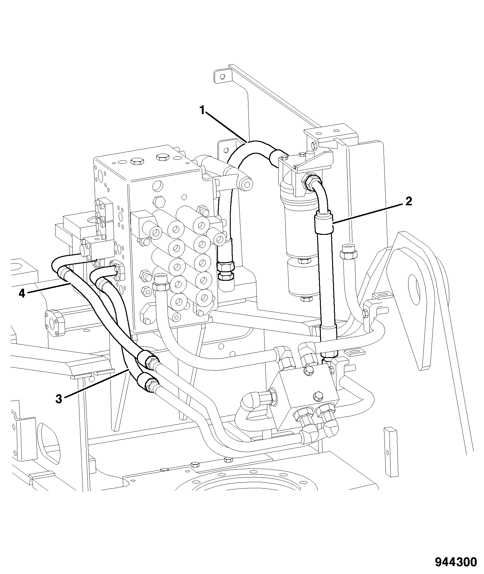 Шланг 332/J0594 JCB