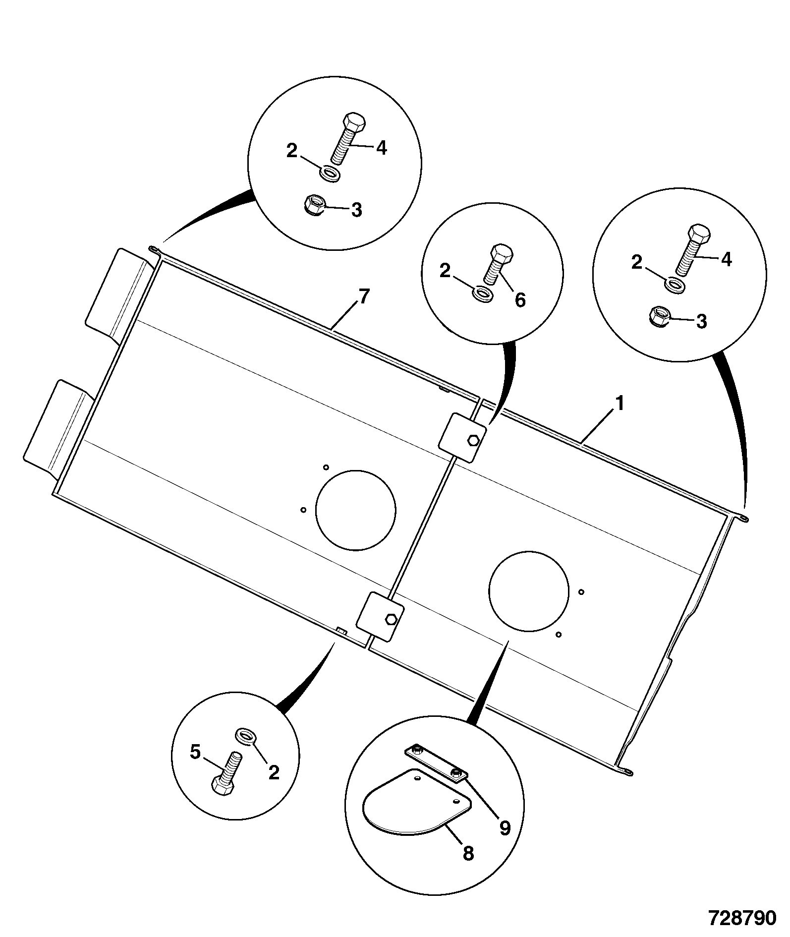 Пластина 335/10686 JCB