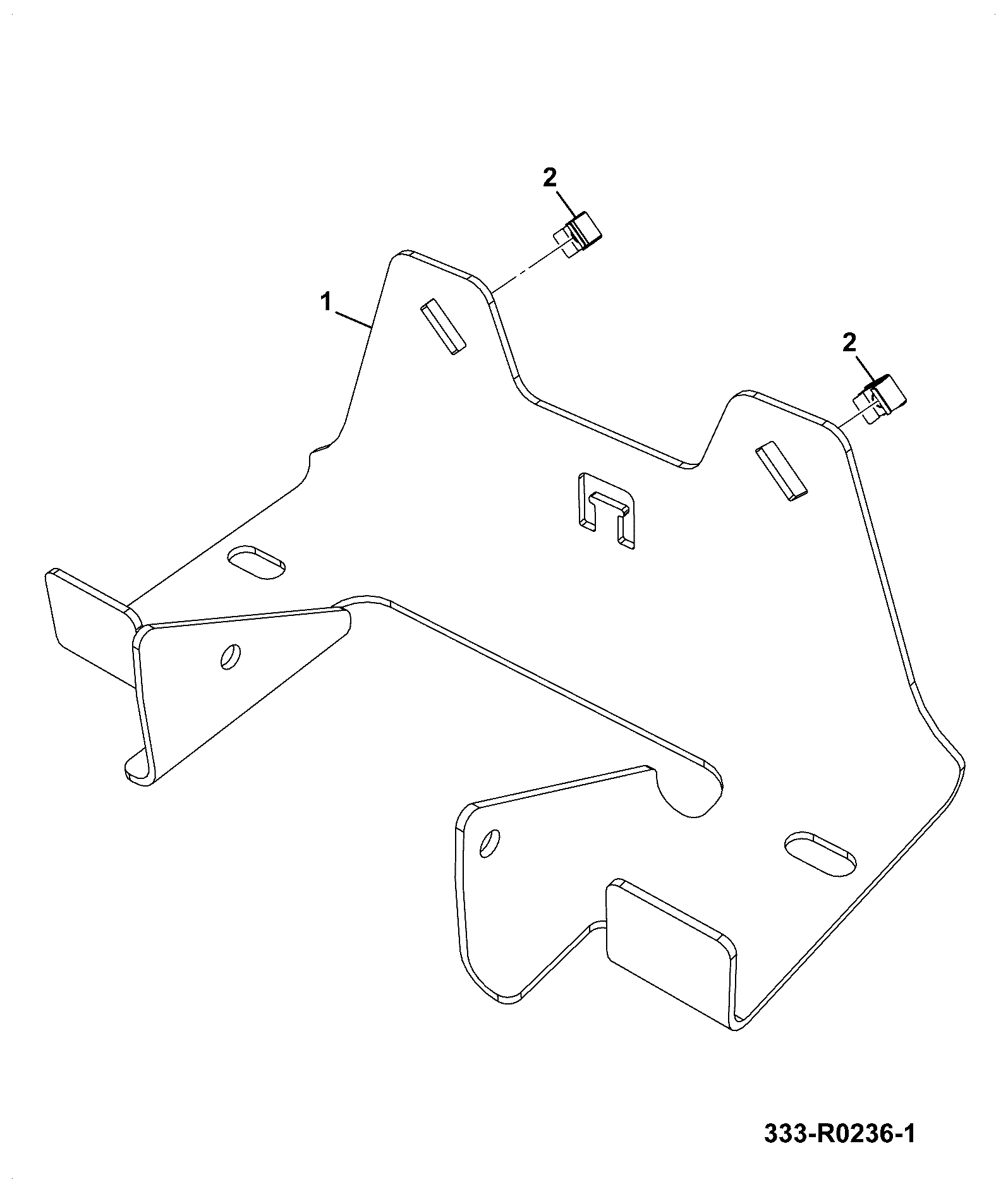 Пластина 333/R0237 JCB