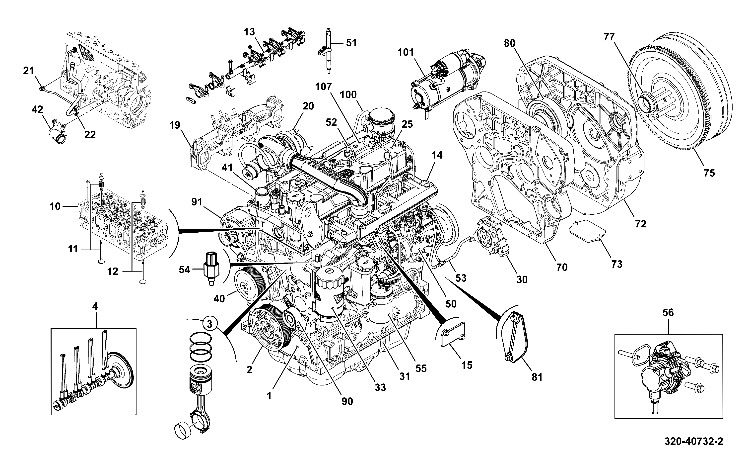 Табличка 320/21268 JCB