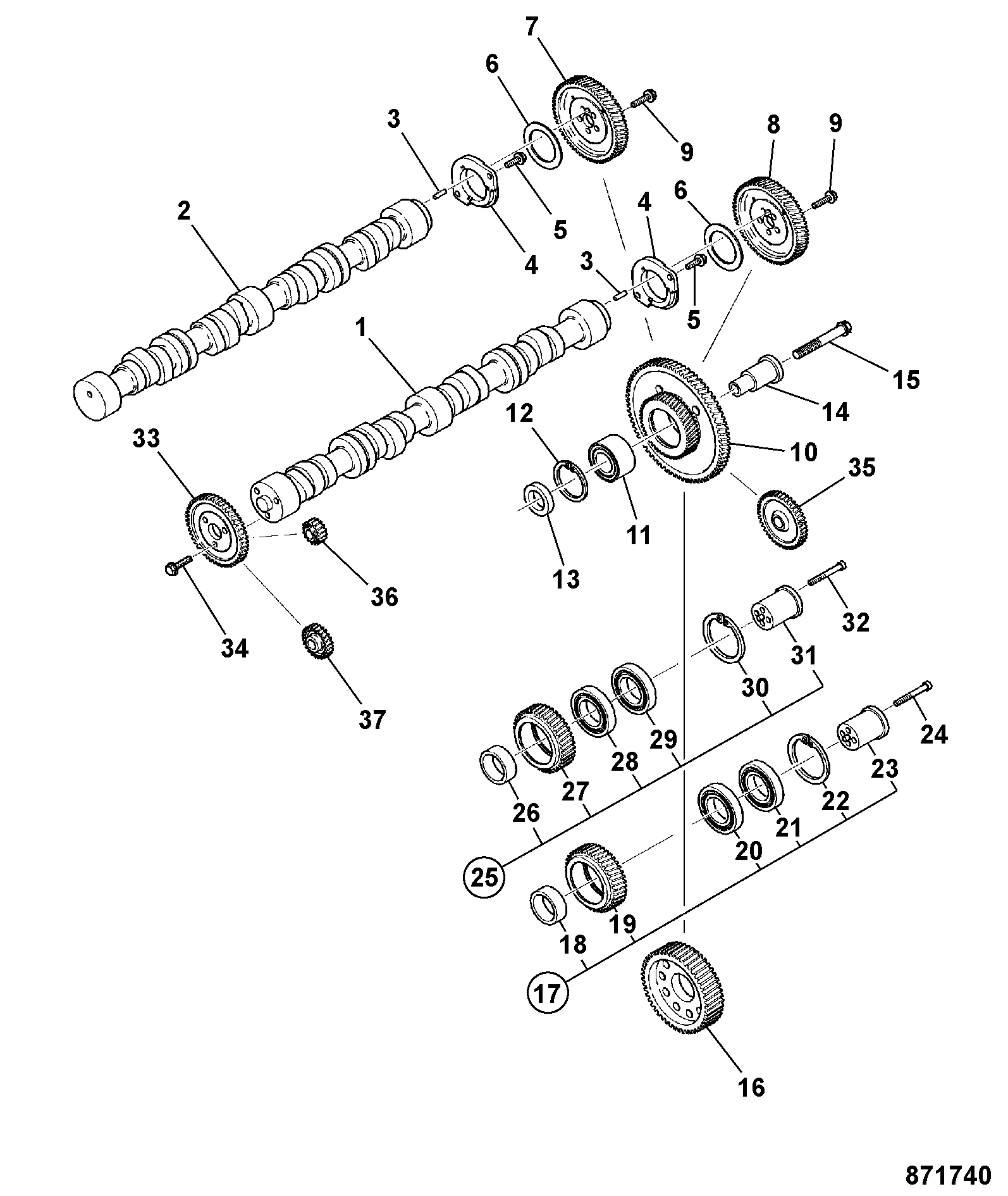 Шестерня SC1428271 JCB