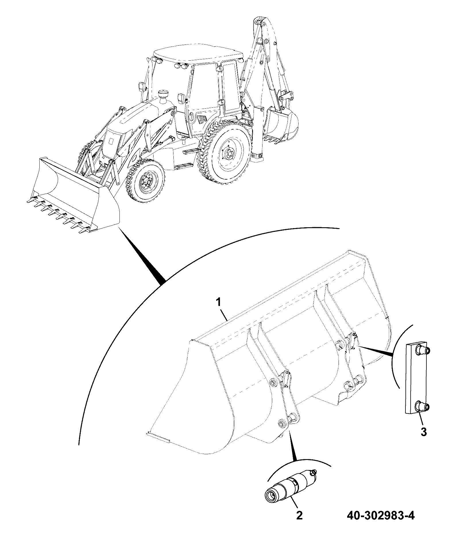 Упор 128/17520 JCB