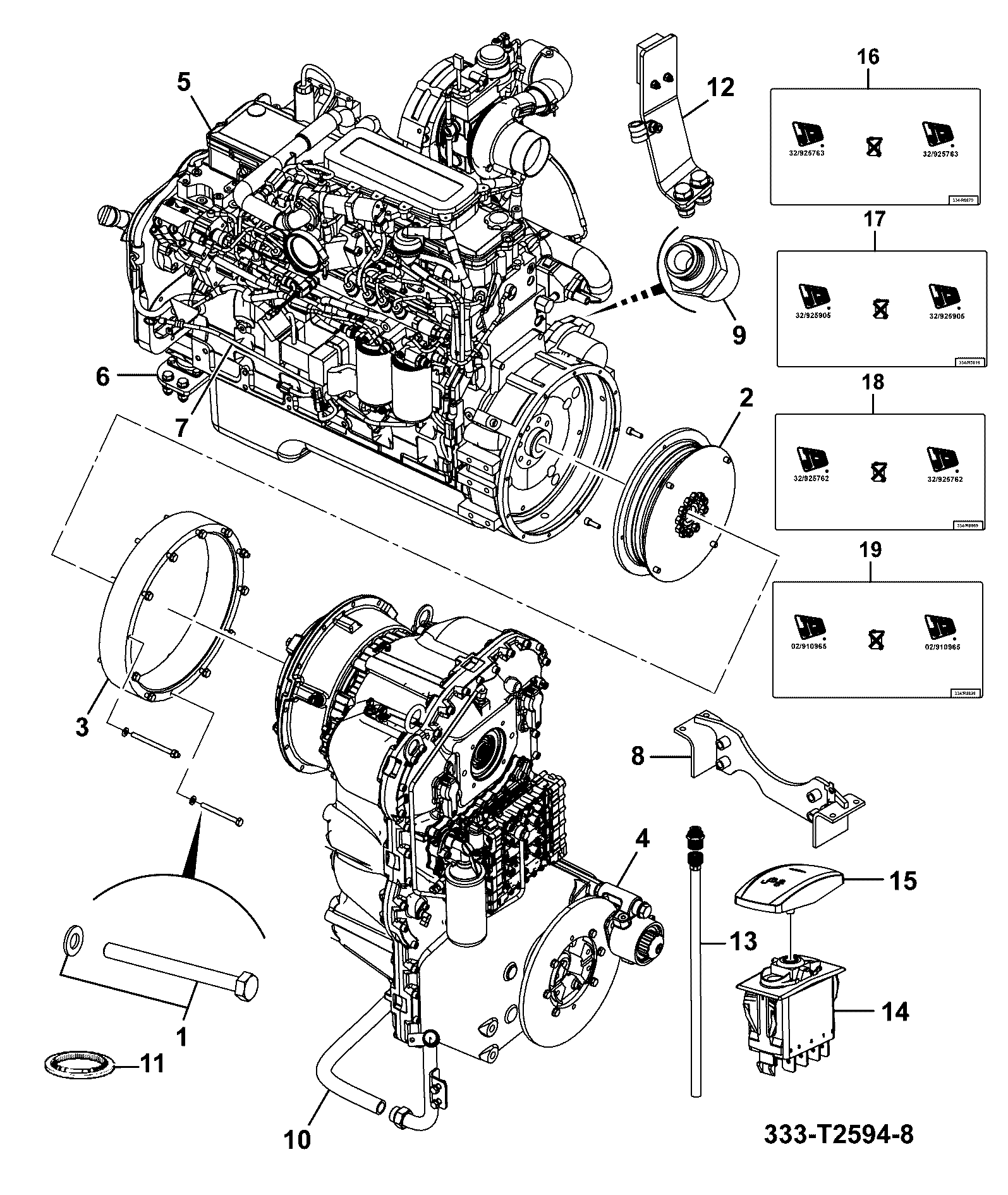 Сборка 333/S6015 JCB