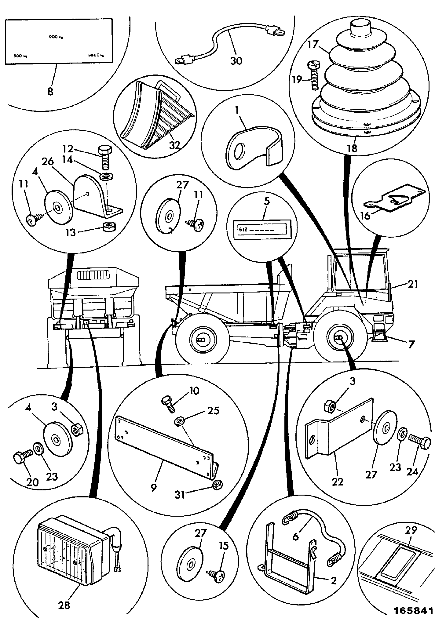 стяжка 120/38401 JCB