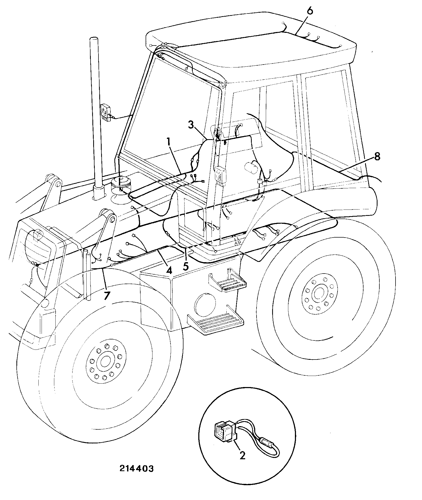 Жгут проводов 721/00440 JCB
