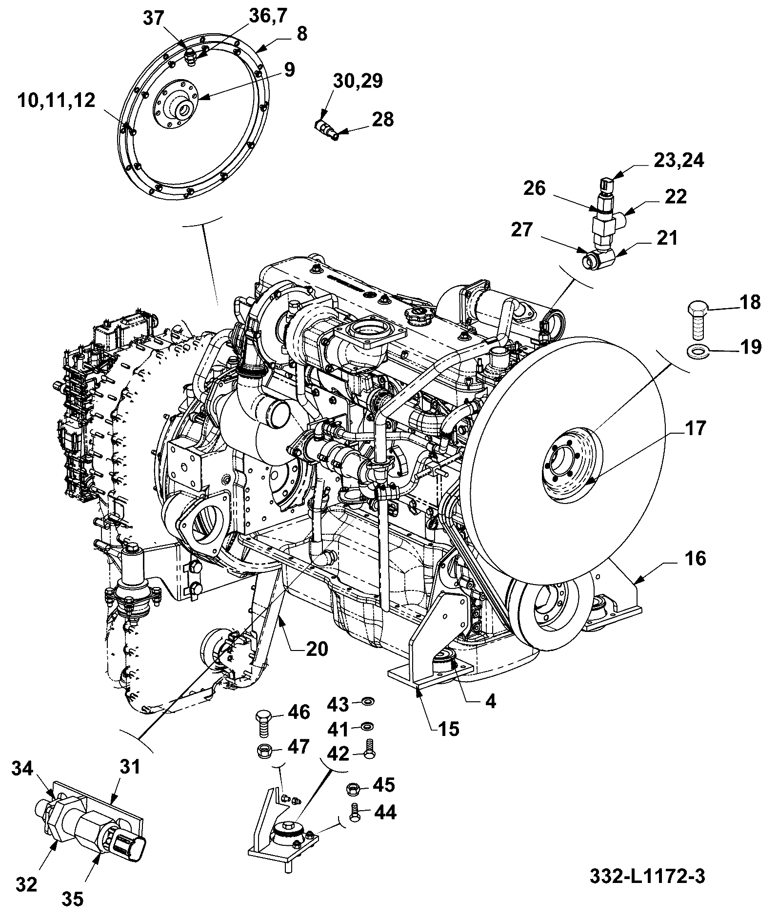 Распорка 696/01678 JCB