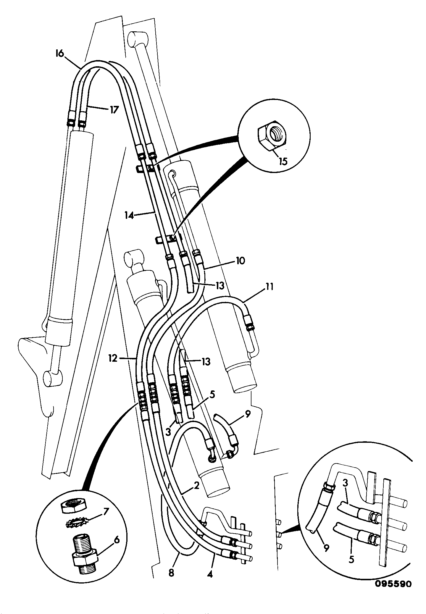 Шланг 613/04500 JCB