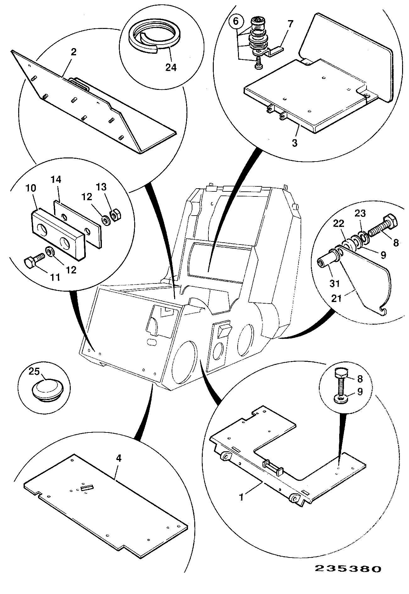 Пластина 247/22600 JCB