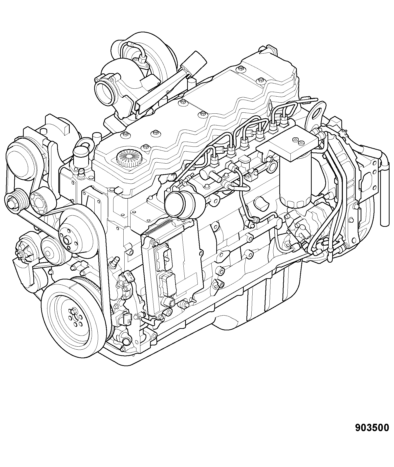 Двигатель 01/145316 JCB