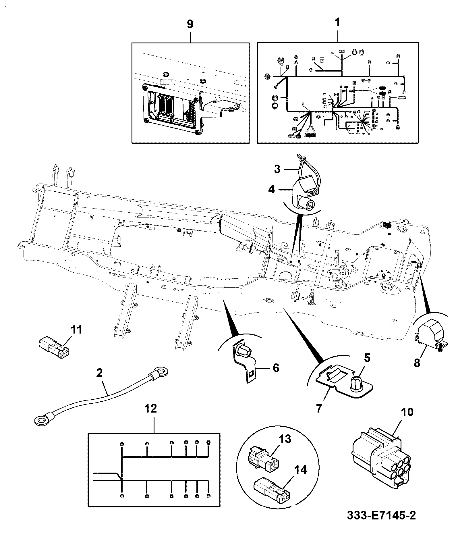 Жгут проводов 721/D5579 JCB