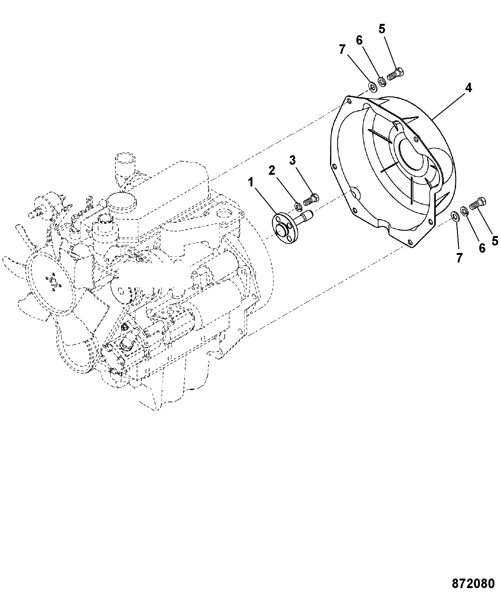Болт 353/02803 JCB