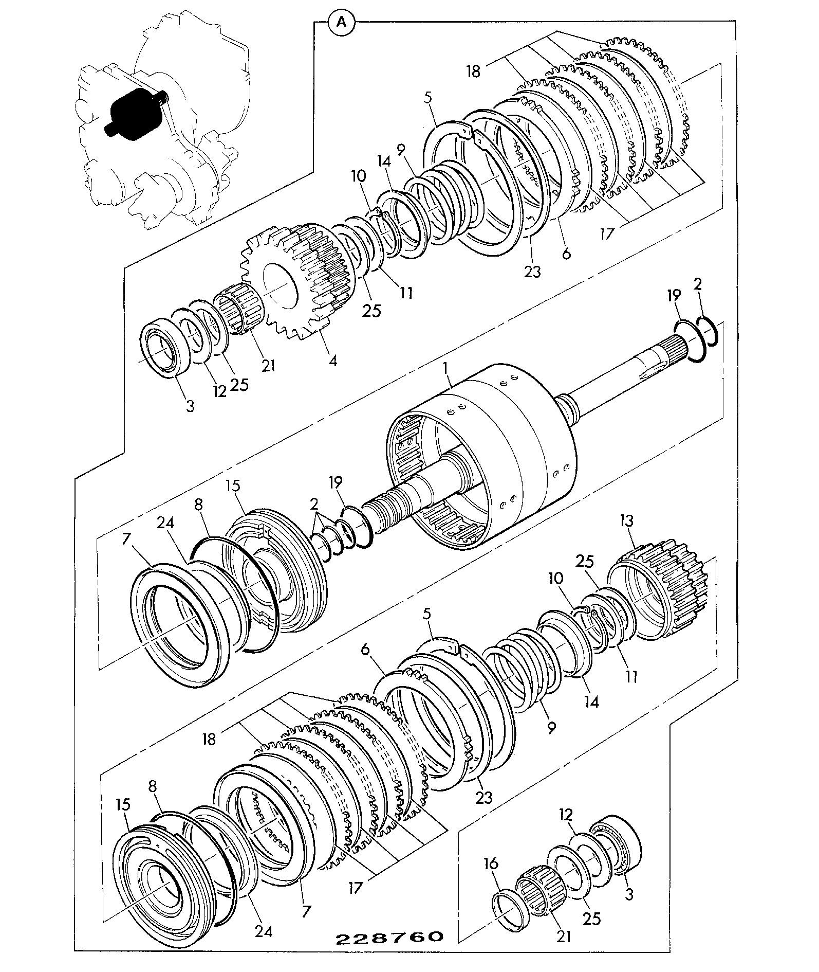 Комплект 998/10523 JCB