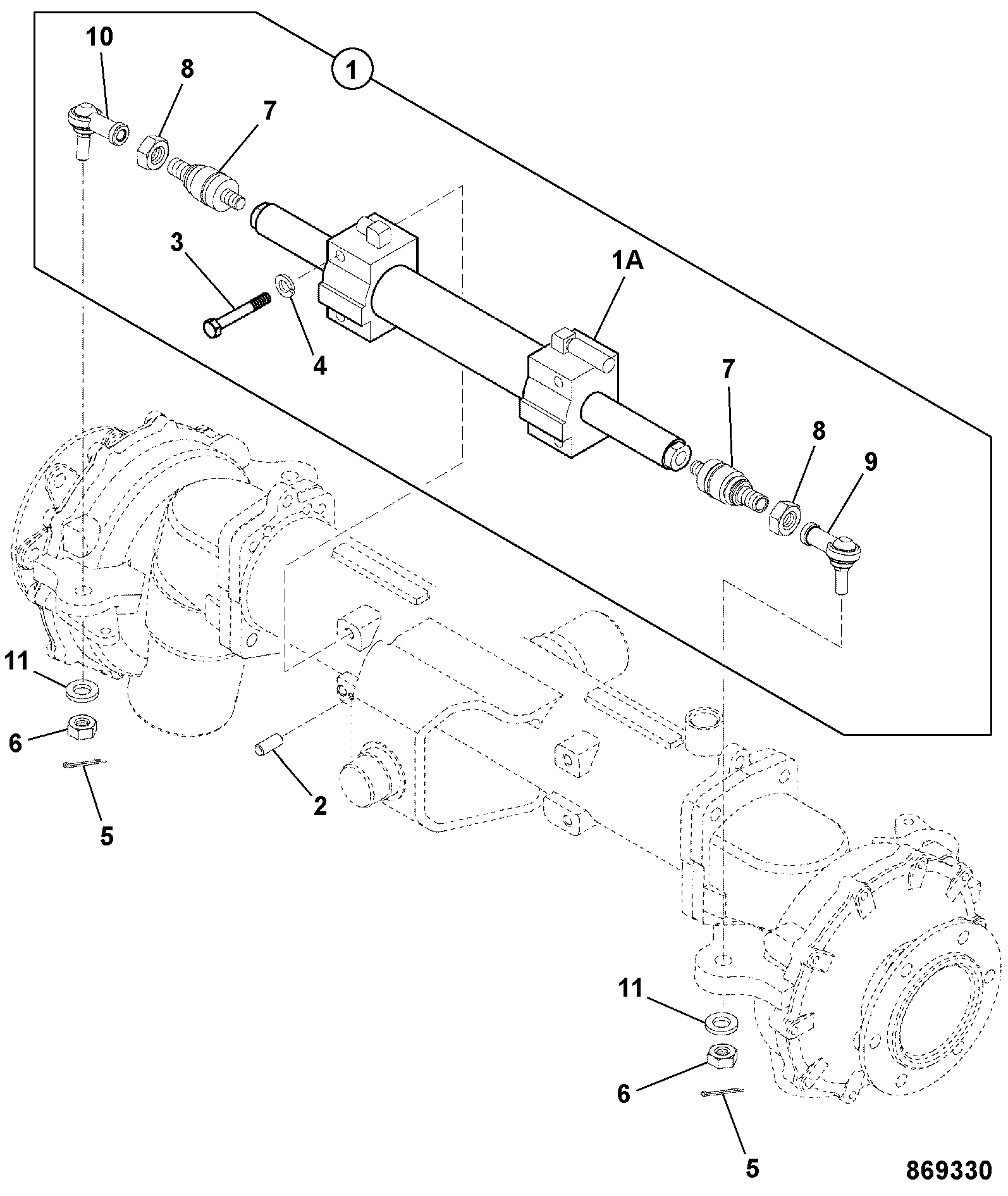 Соединение 353/02173 JCB