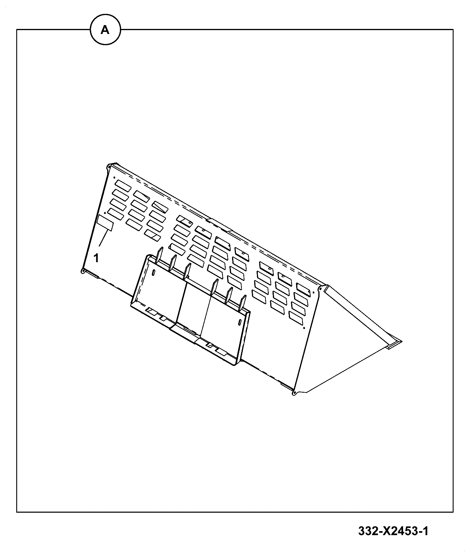 Ковш 332/X2453 JCB
