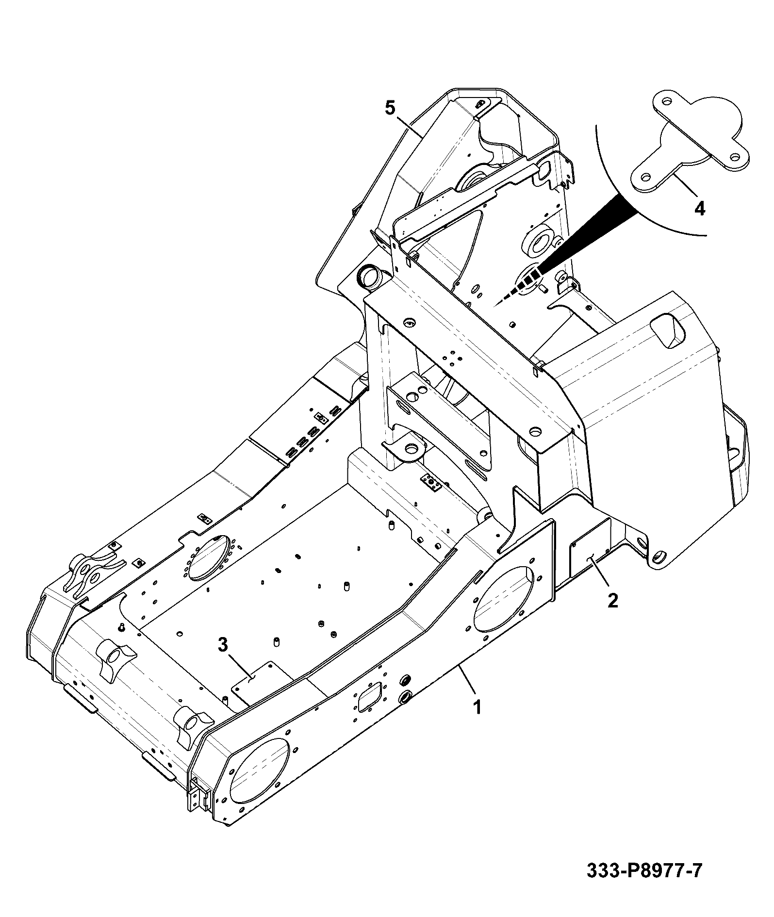 Шасси 333/L9114 JCB