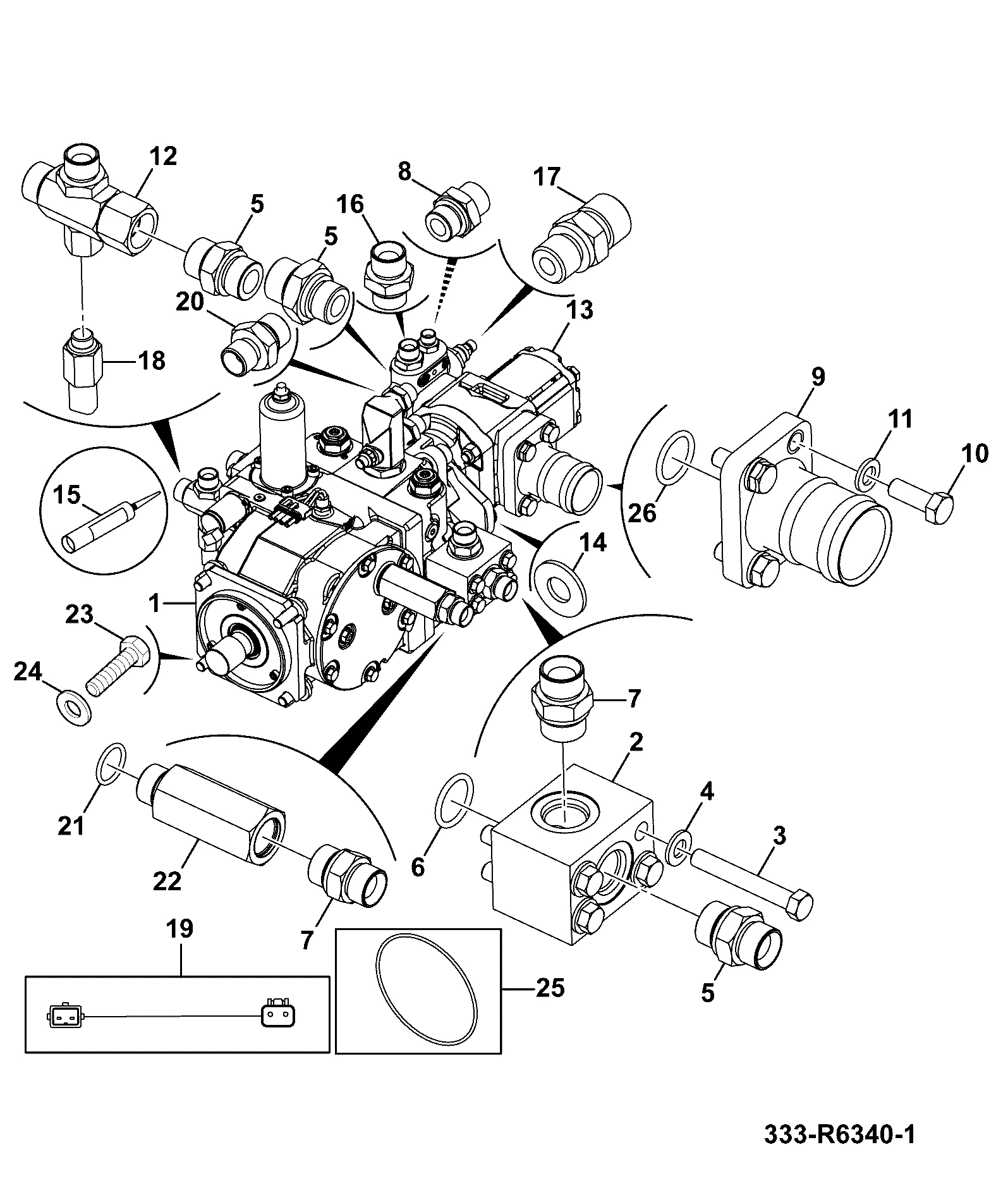 Насос 333/U4194 JCB