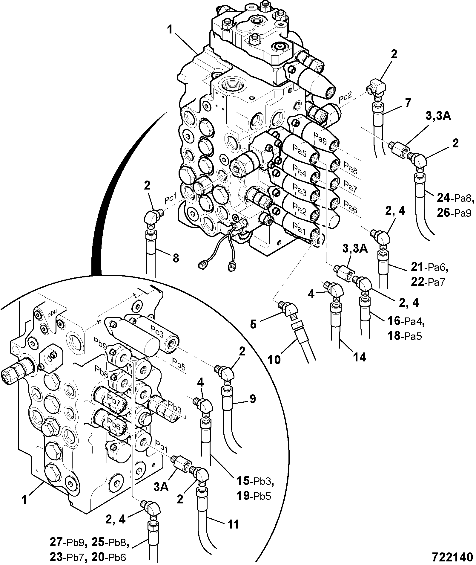 Шланг MPJ0144 JCB