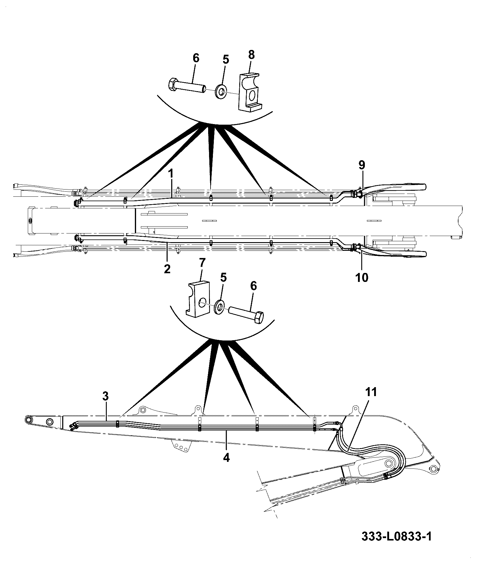 Шланг JLV0148 JCB