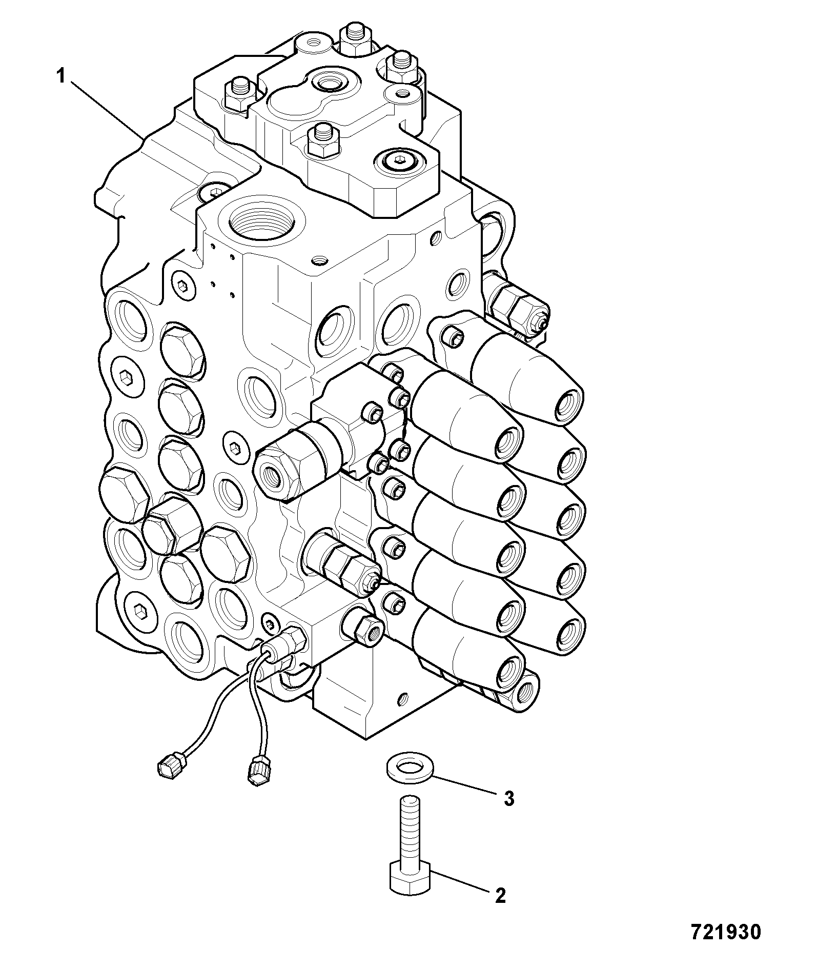 Клапан 25/222473 JCB
