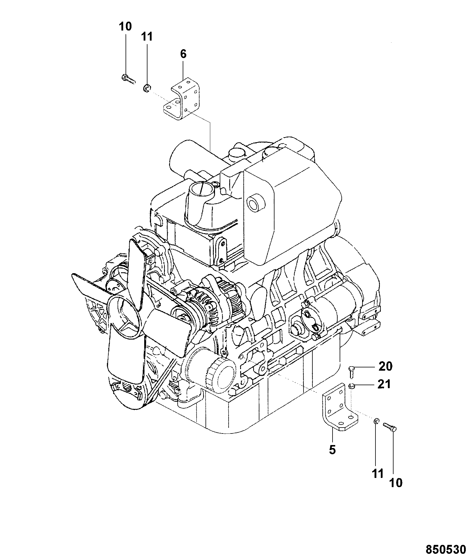 Винт 2018/10025 JCB