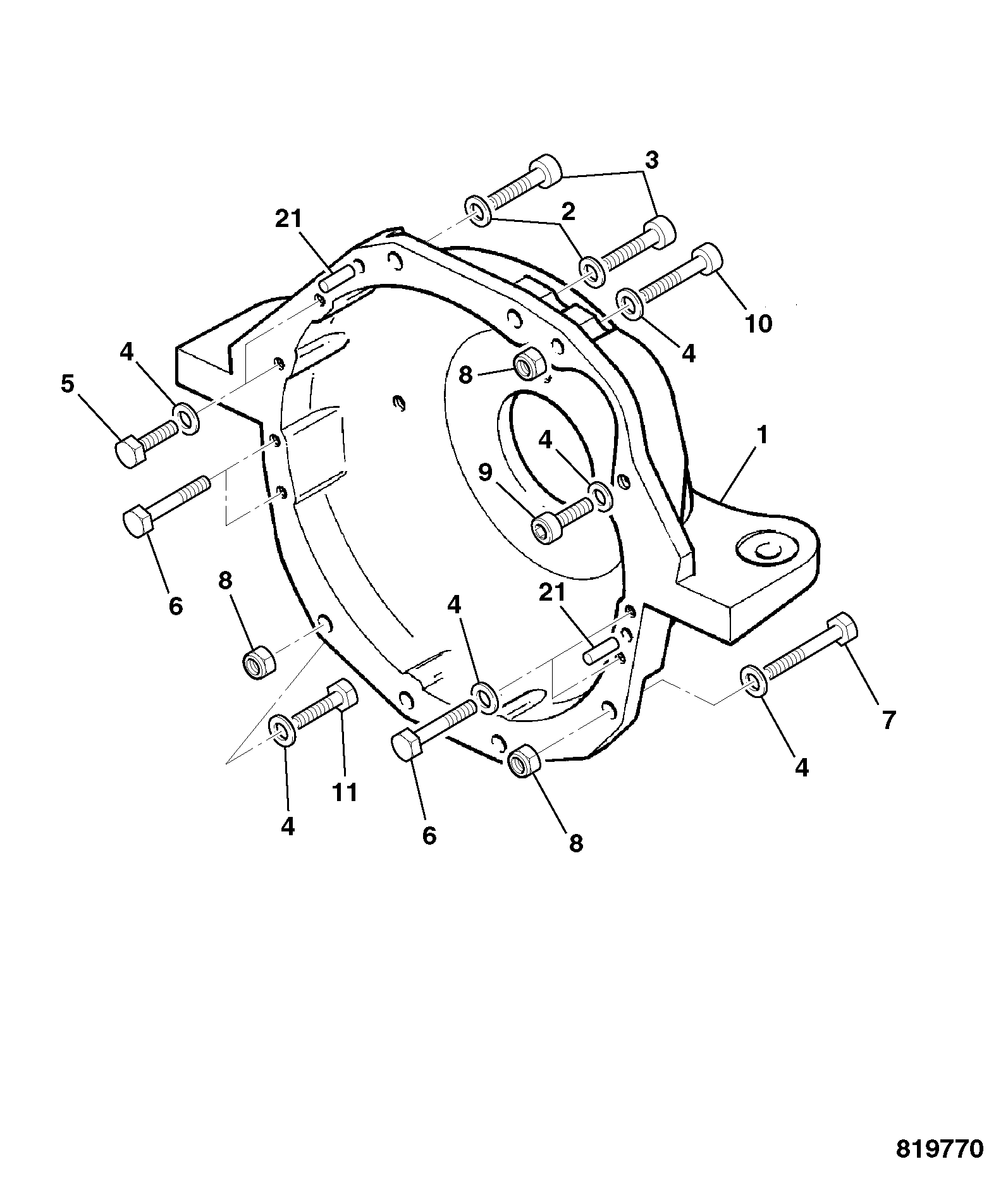 Корпус 331/53547 JCB