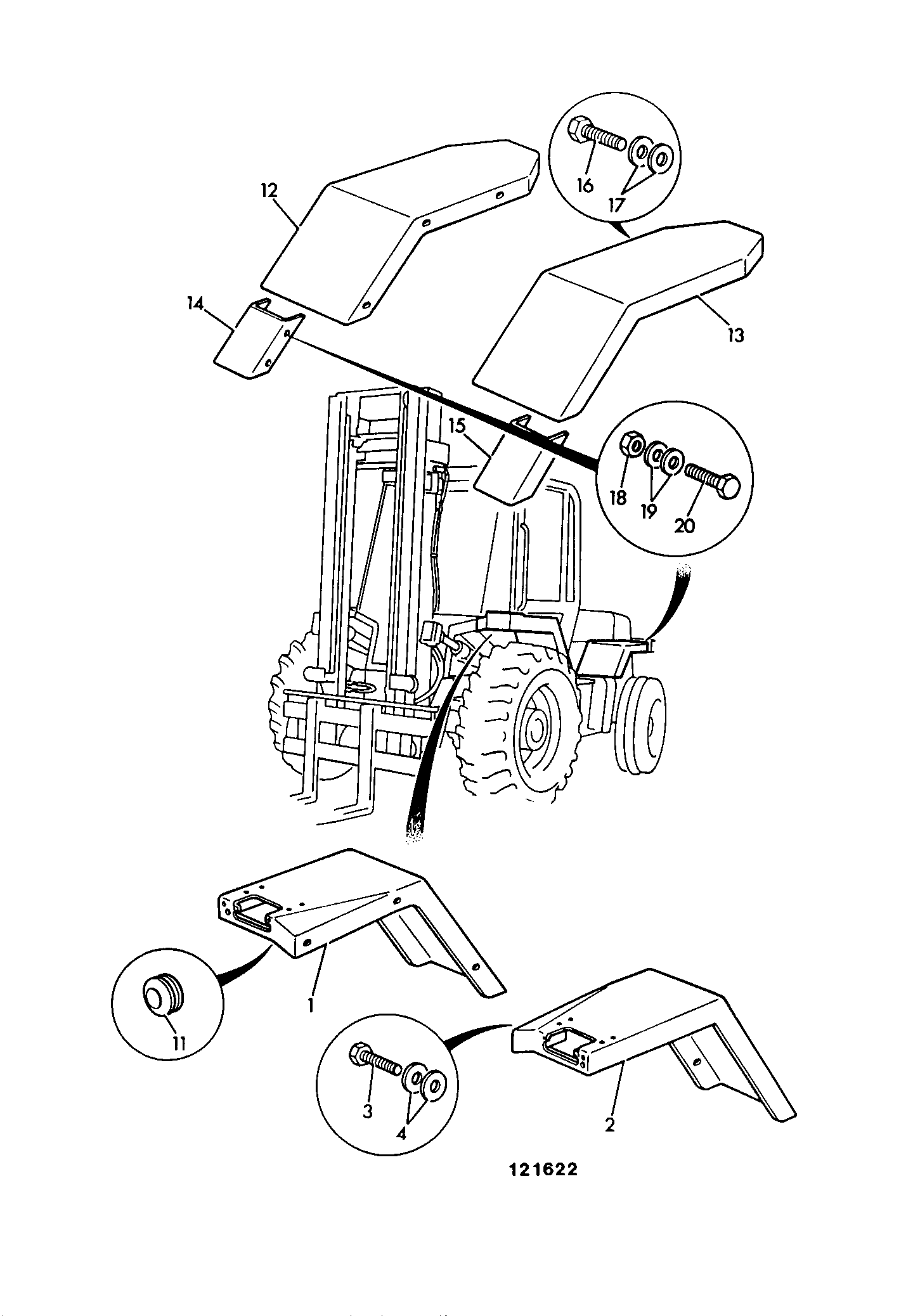Крыло 191/24300 JCB