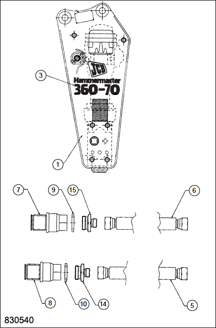 Гидромолот 229/00957 JCB