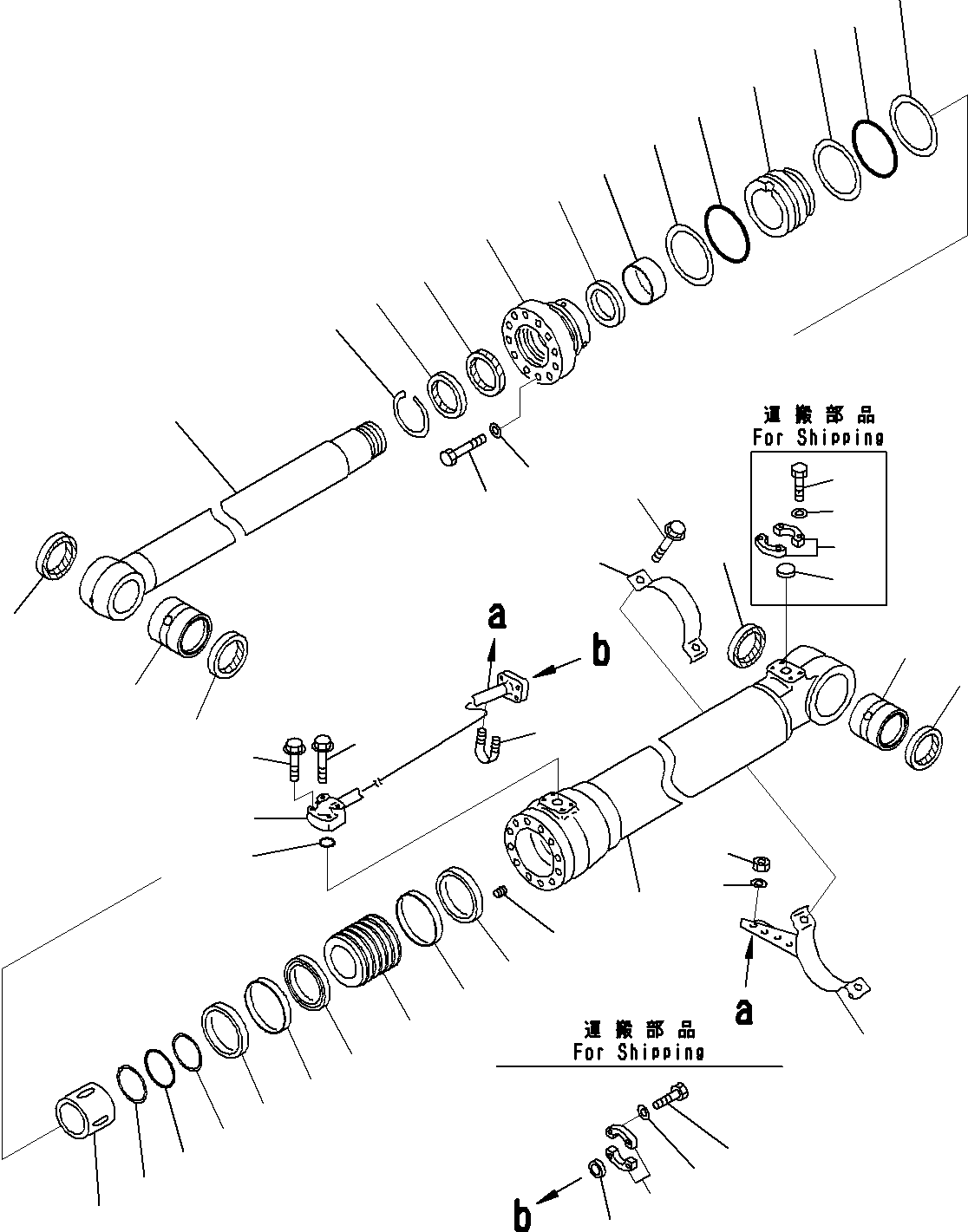 Трубка правая 707-86-66370 KOMATSU