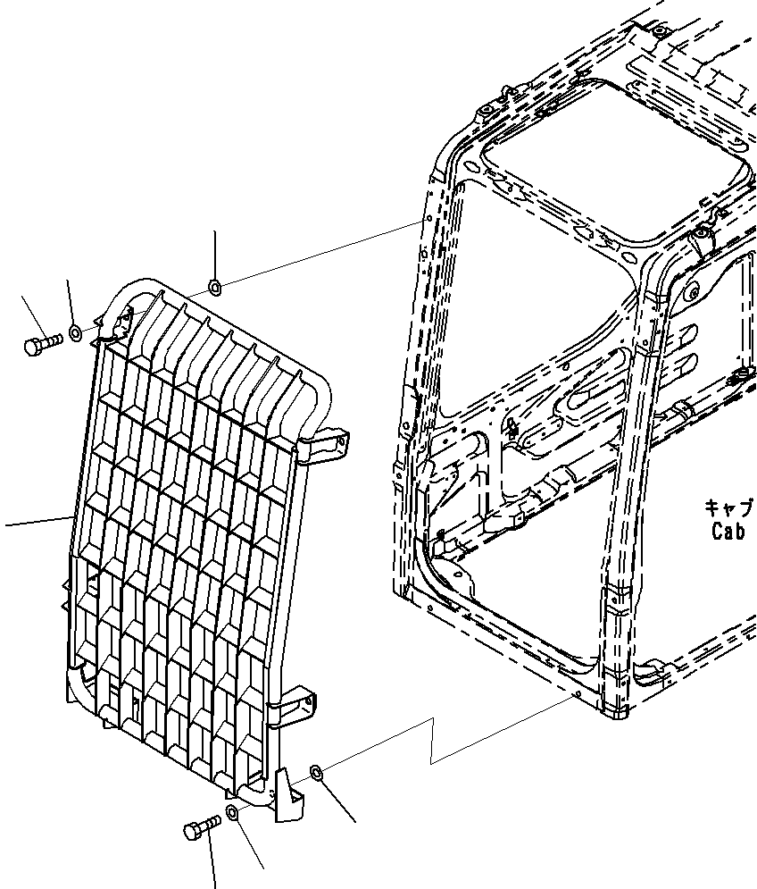 Упорное кольцо 130-43-64260YF KOMATSU