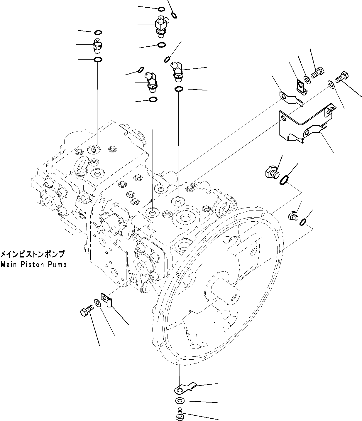 зажим 04434-50812 KOMATSU