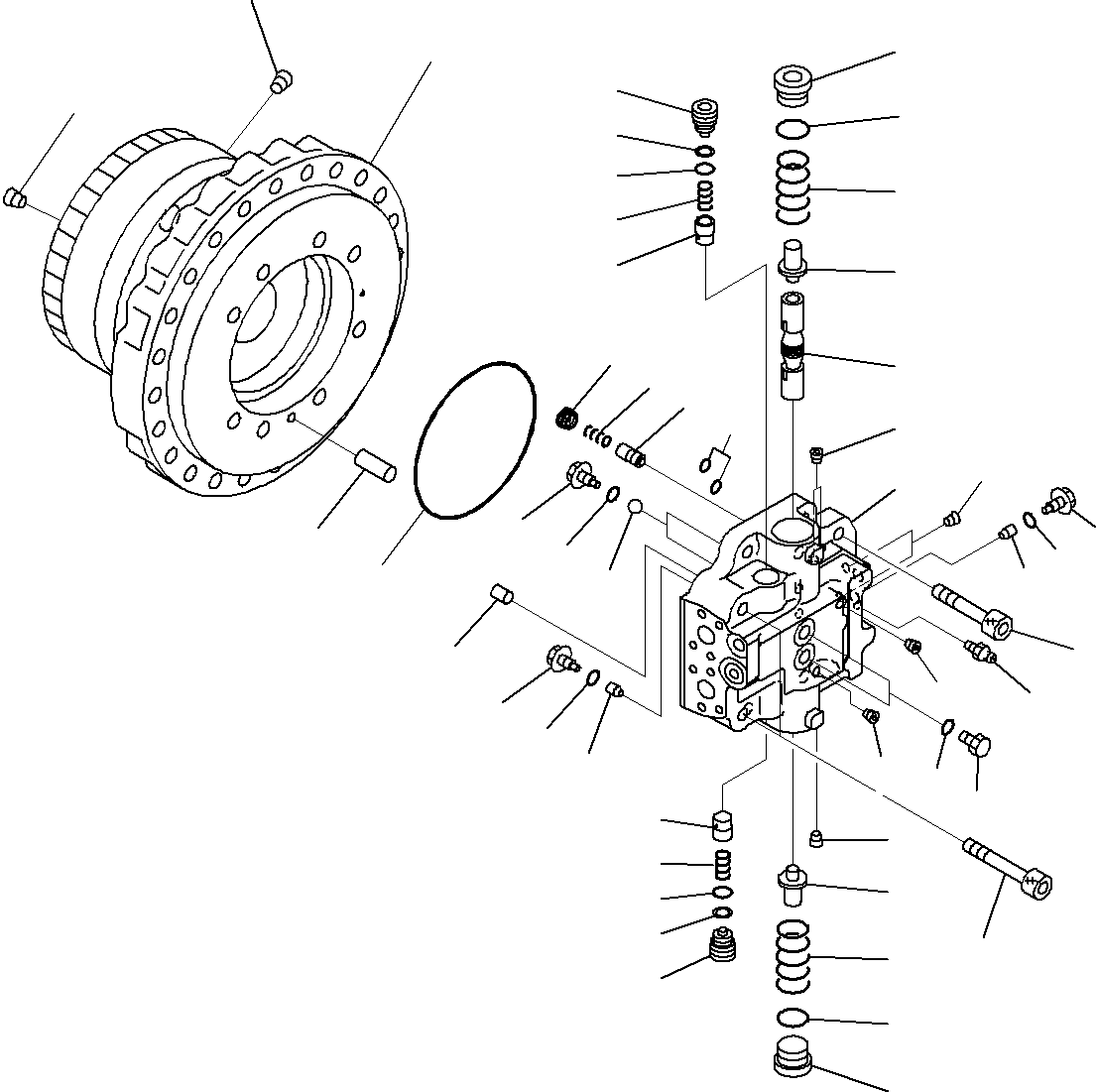электродвигатель в сборе 708-8H-00350 KOMATSU